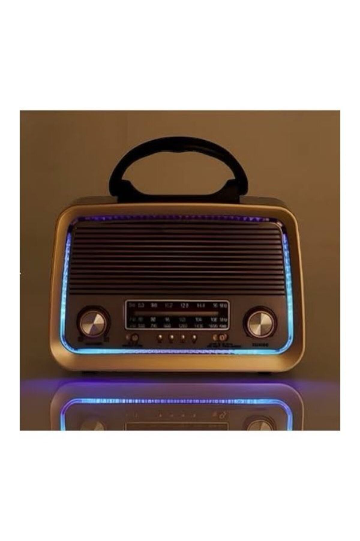 gold honey 301 Eskitme Nostalji Tasarımlı Bluetoothlu Nostalji Radyo Fm-sd Kart-aux NSTJ000002001