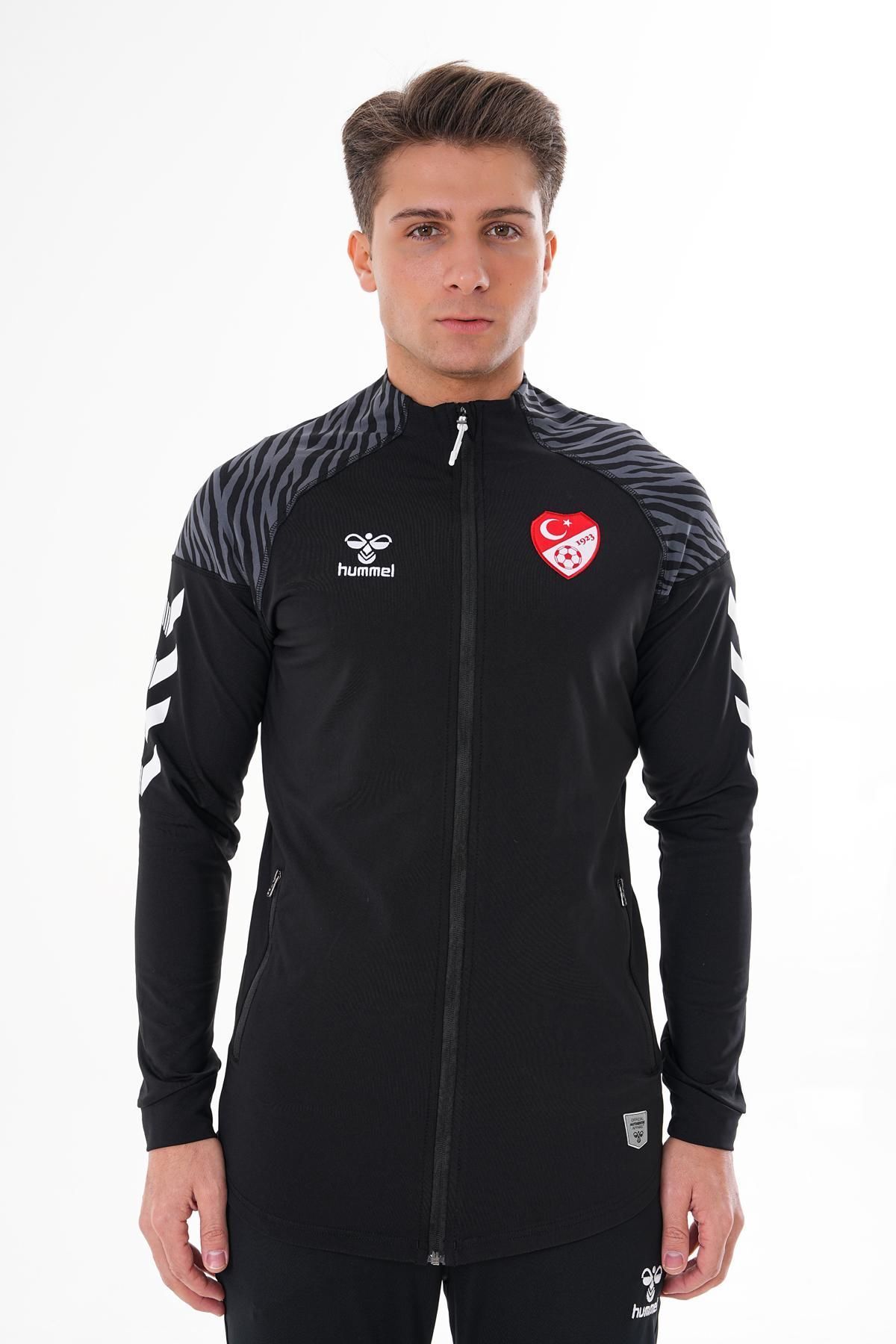 hummel TFF HAKEM DERS VE KAMP EŞOFMAN ÜSTÜ SİYAH-3XL