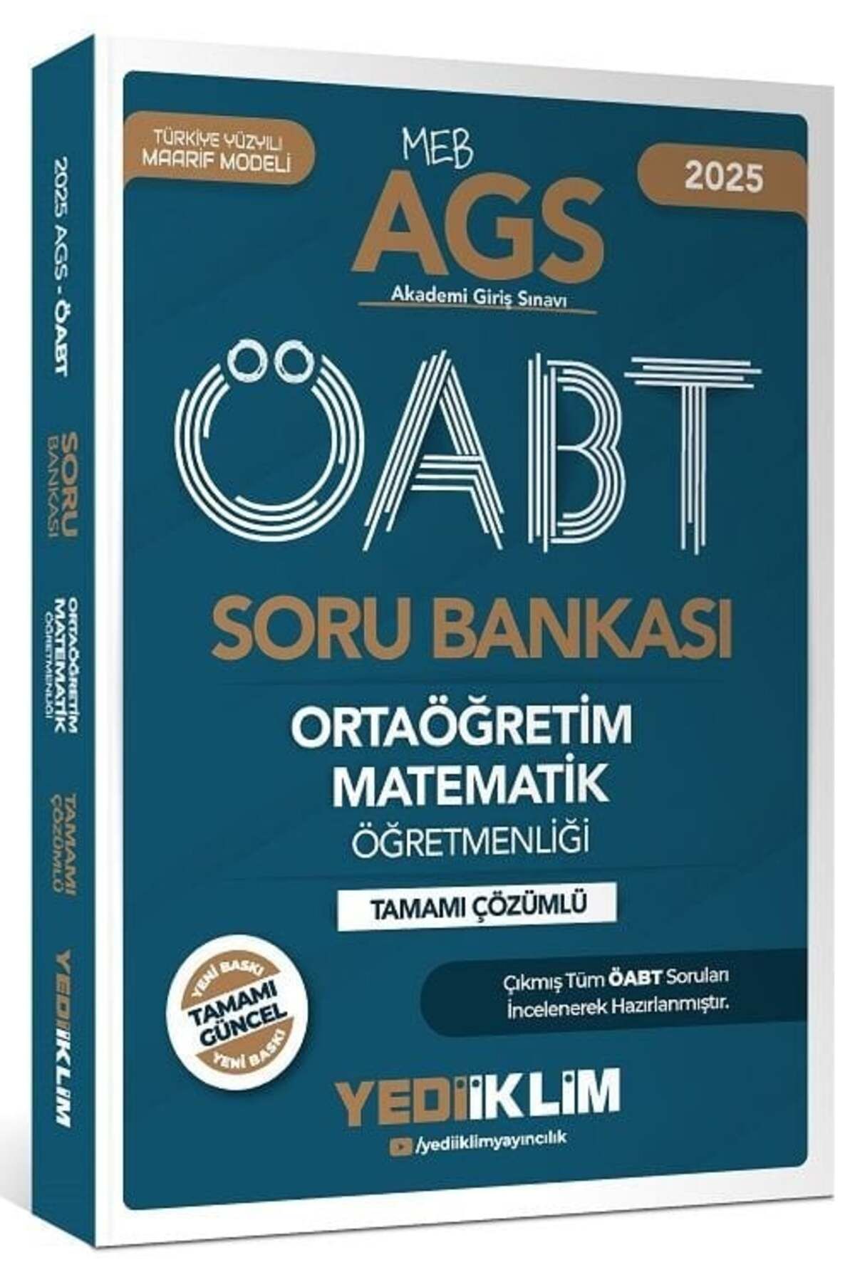 Parlayan Projeler Yediiklim 2025 ÖABT MEB-AGS Lise Ortaöğretim Matematik Öğretmenliği Soru Bankası Çözümlü Yediiklim