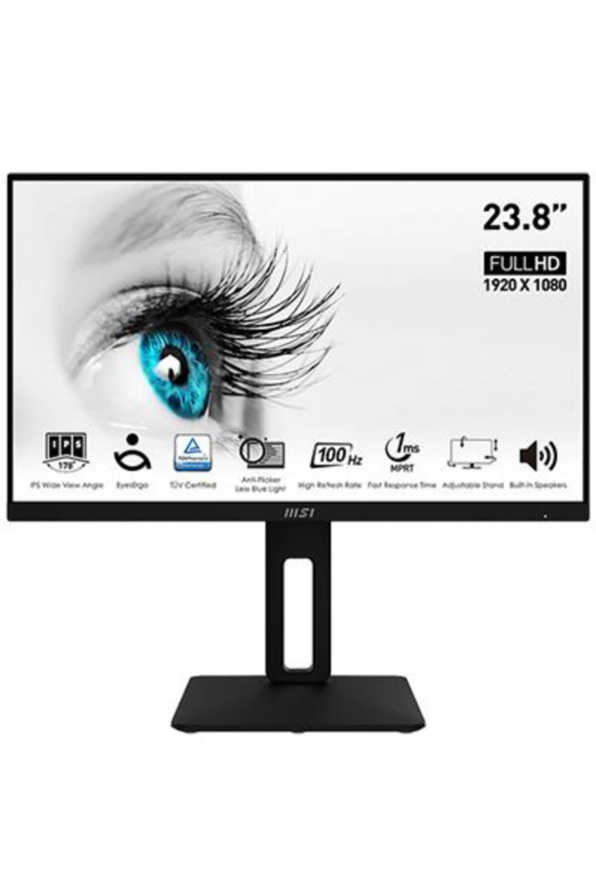 MSI 23.8" Pro Mp242ap 1920x1080 (FHD) 16:9 Flat Ips 100hz 1ms Adaptıve-sync Pıvot Monıtor