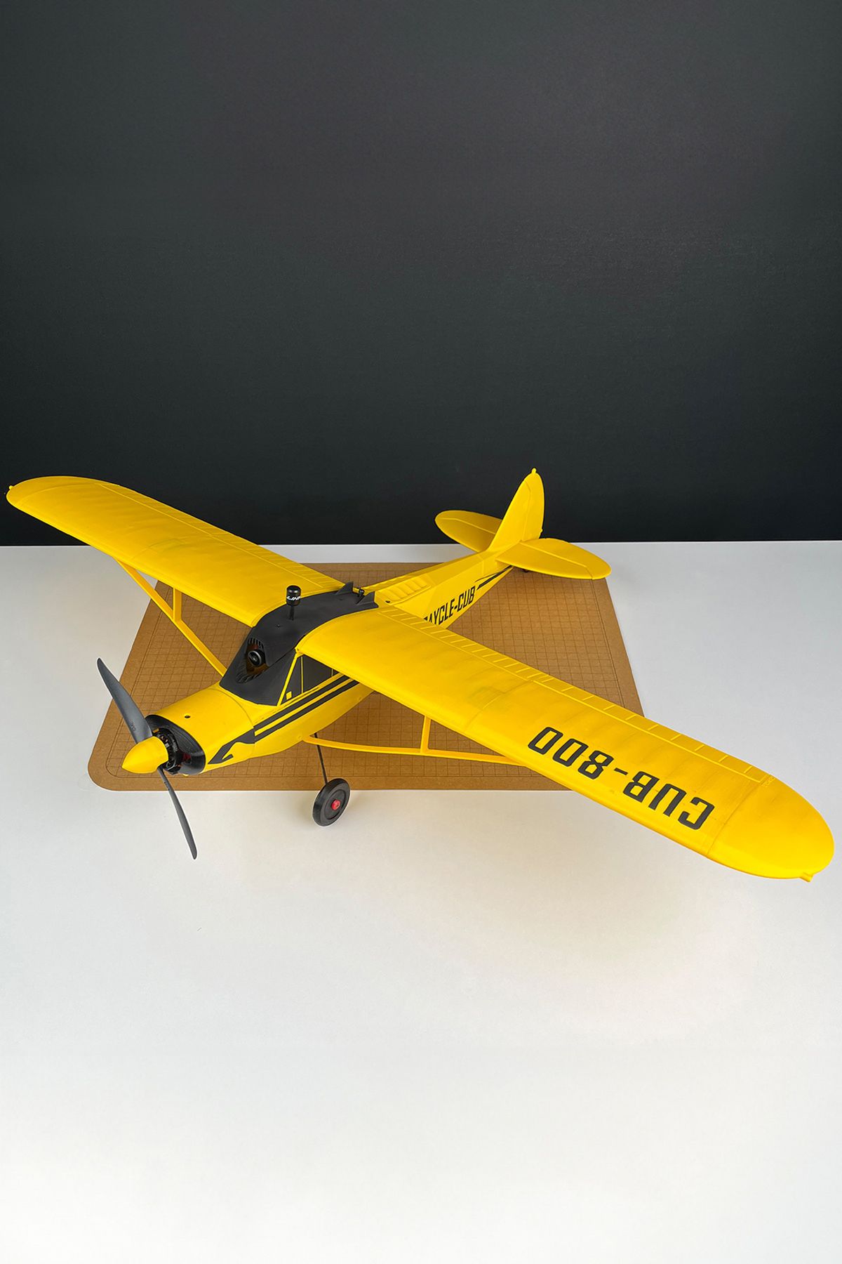 Craycle Rc Model Uçak, Piper Cub 800mm Eğitim Uçağı (KUMANDA VE PİL HARİÇ)