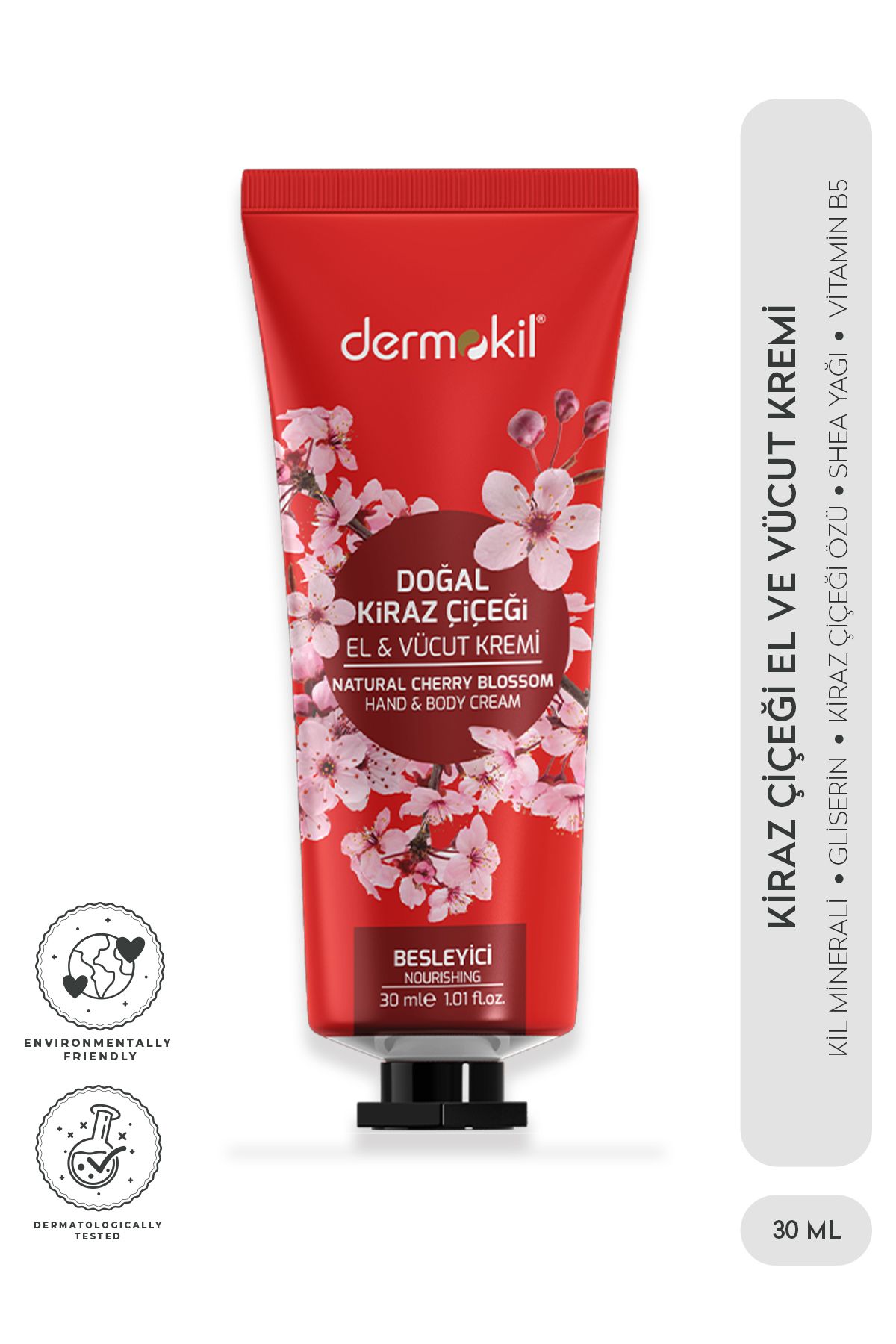 Dermokil Kiraz Çiçeği El Ve Vücut Kremi 30 ml
