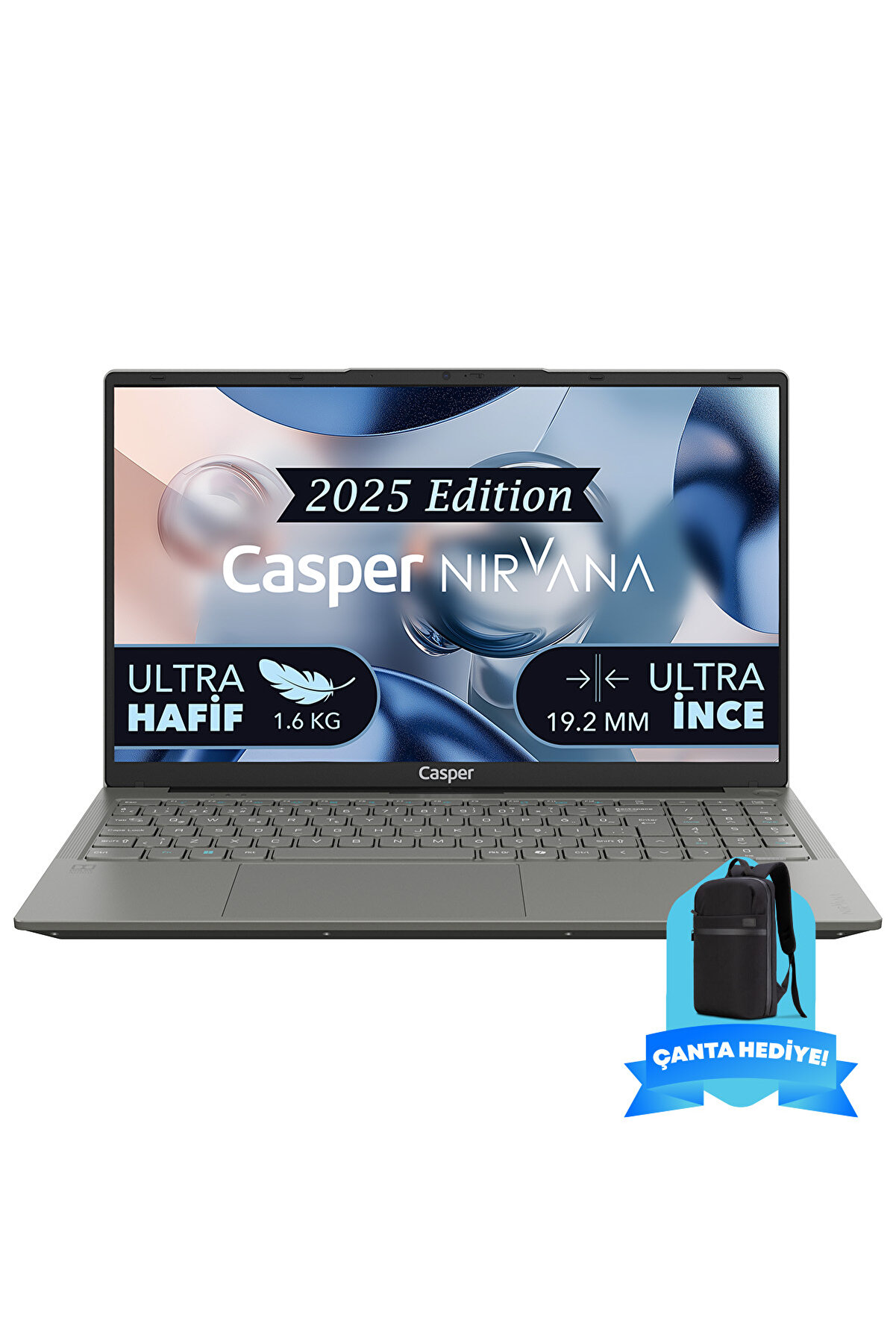 Nirvana X600.1362-DF00X-G-F-M102 i7-13620H 32GBRAM 1TBNVME Freedos29NirvanaSırtÇantası