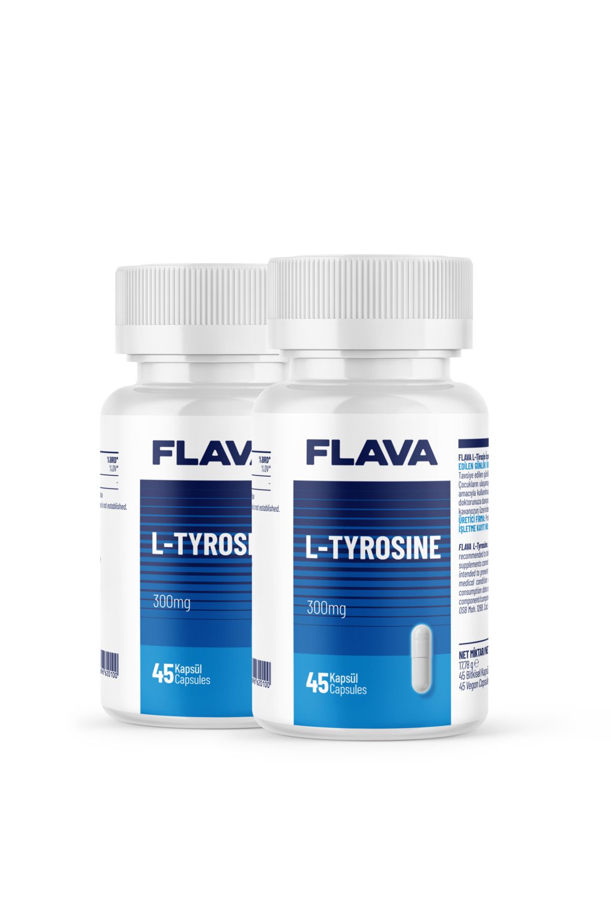 FLAVA L- Tyrosine - 45 Kapsül X 2 Adet