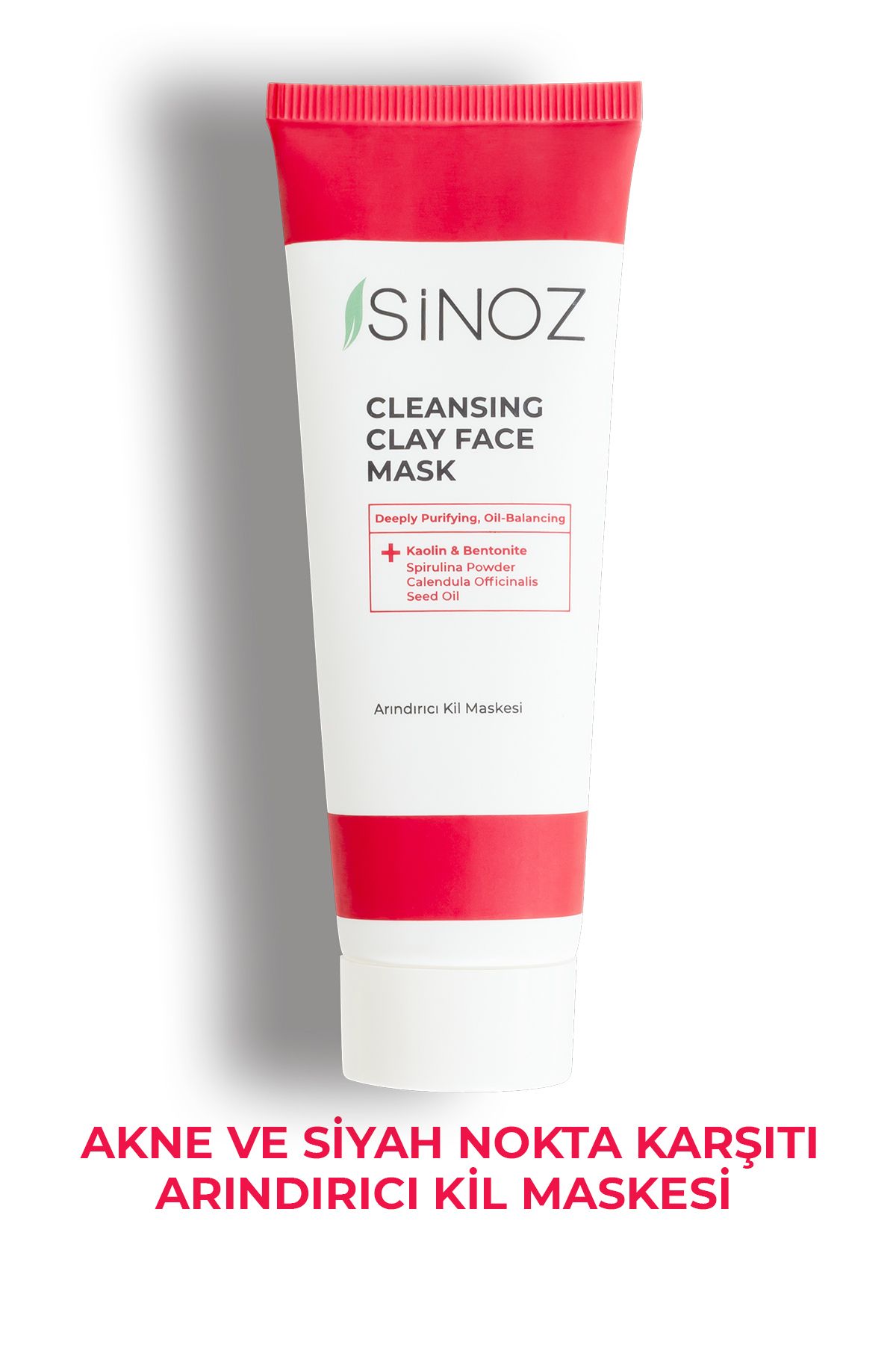 Sinoz Akne Ve Siyah Nokta Karşıtı Arındırıcı Yüz Bakım Kil Maskesi 50 ml Tüm Ciltler Için