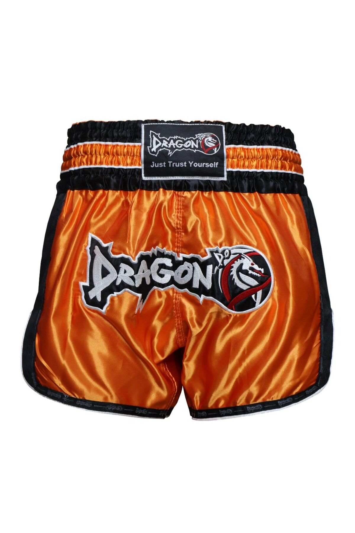 Dragondo MT3075 Retro NEO Muaythai Şortu Muay Thai Şort Turuncu
