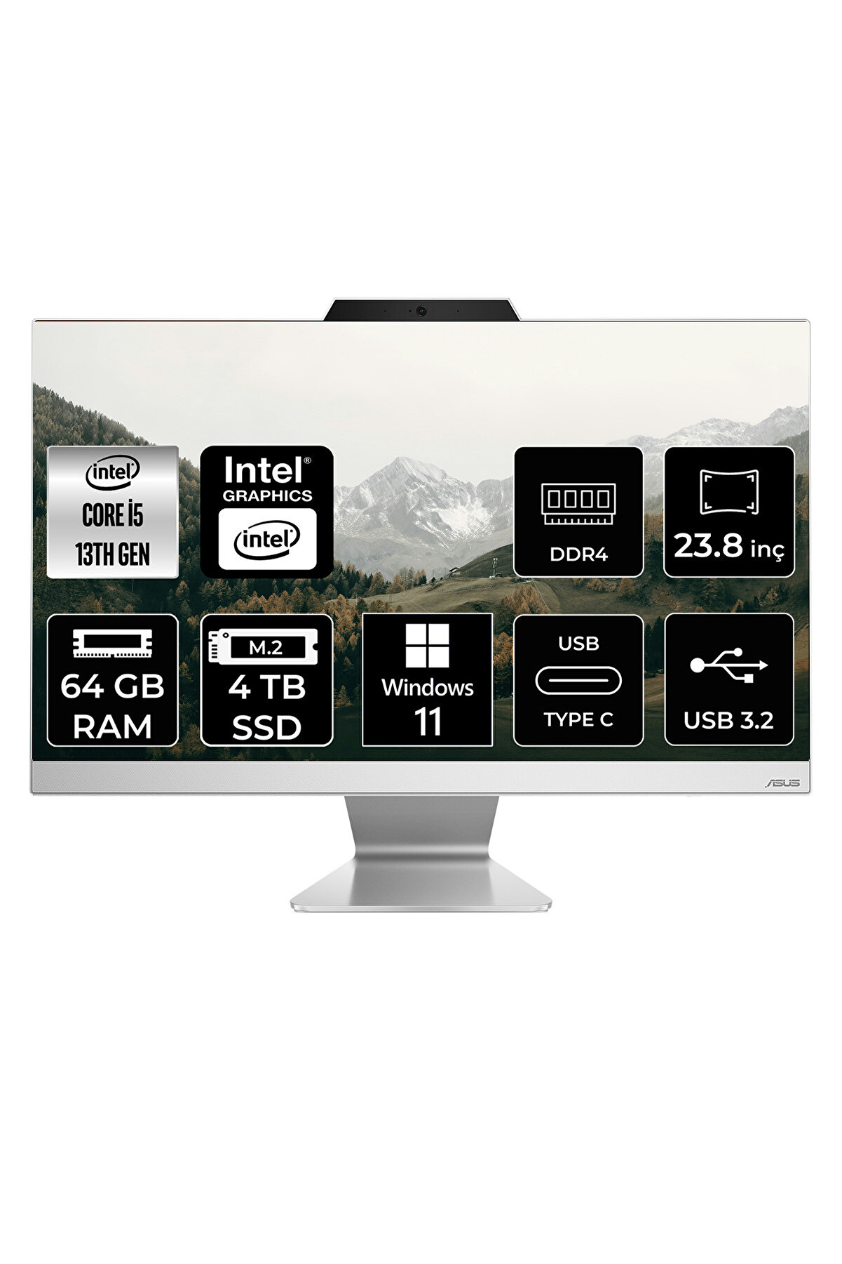 A3402 i5 1335U 64GB 4TB SSD 23.8