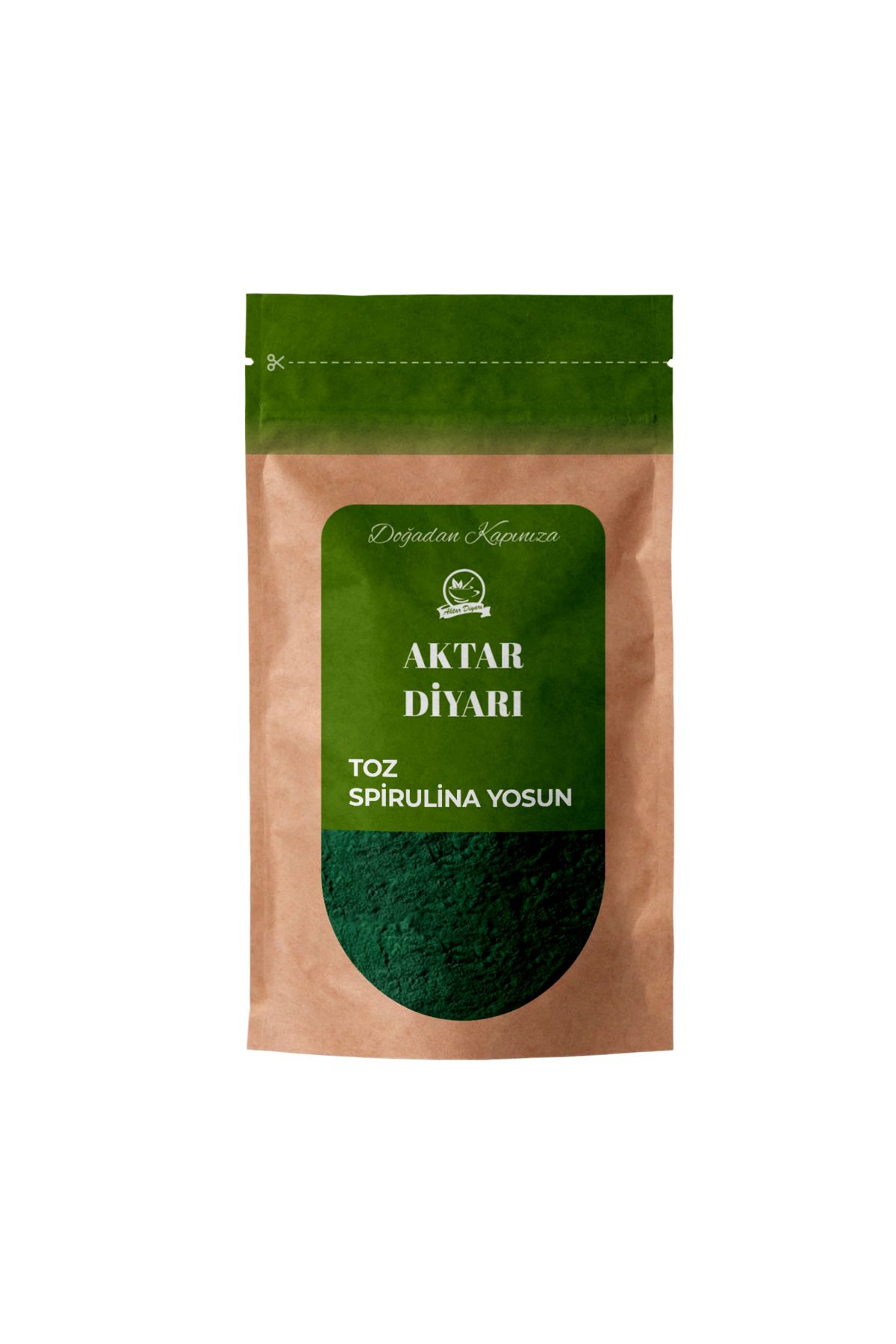 Aktar Diyarı Spirulina Toz Deniz Yosun - Spirulina % 100 Saf 10 Gr