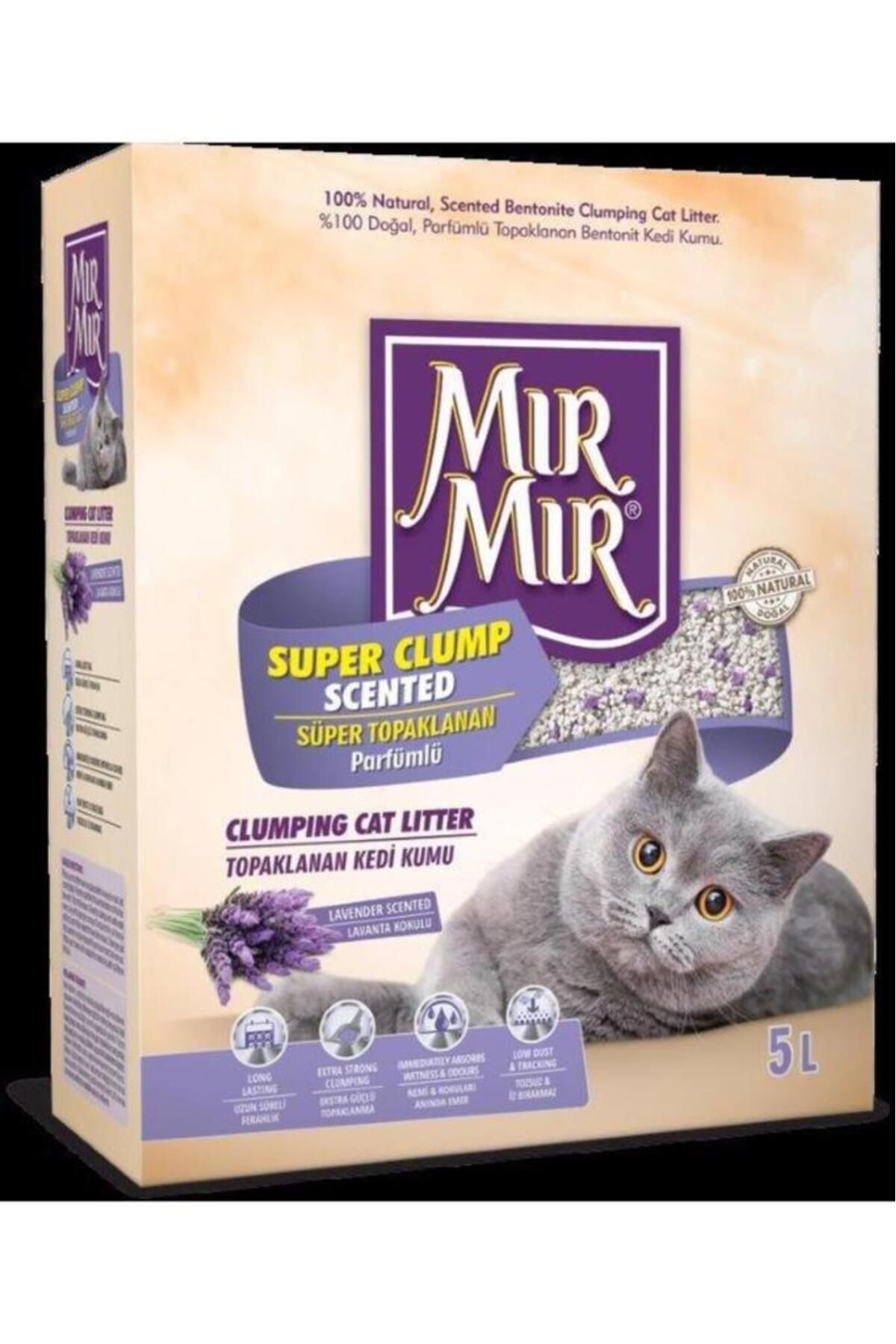 MırMır Super Topaklanan Parfümlü Kedi Kumu 5 Lt - Petshopundan