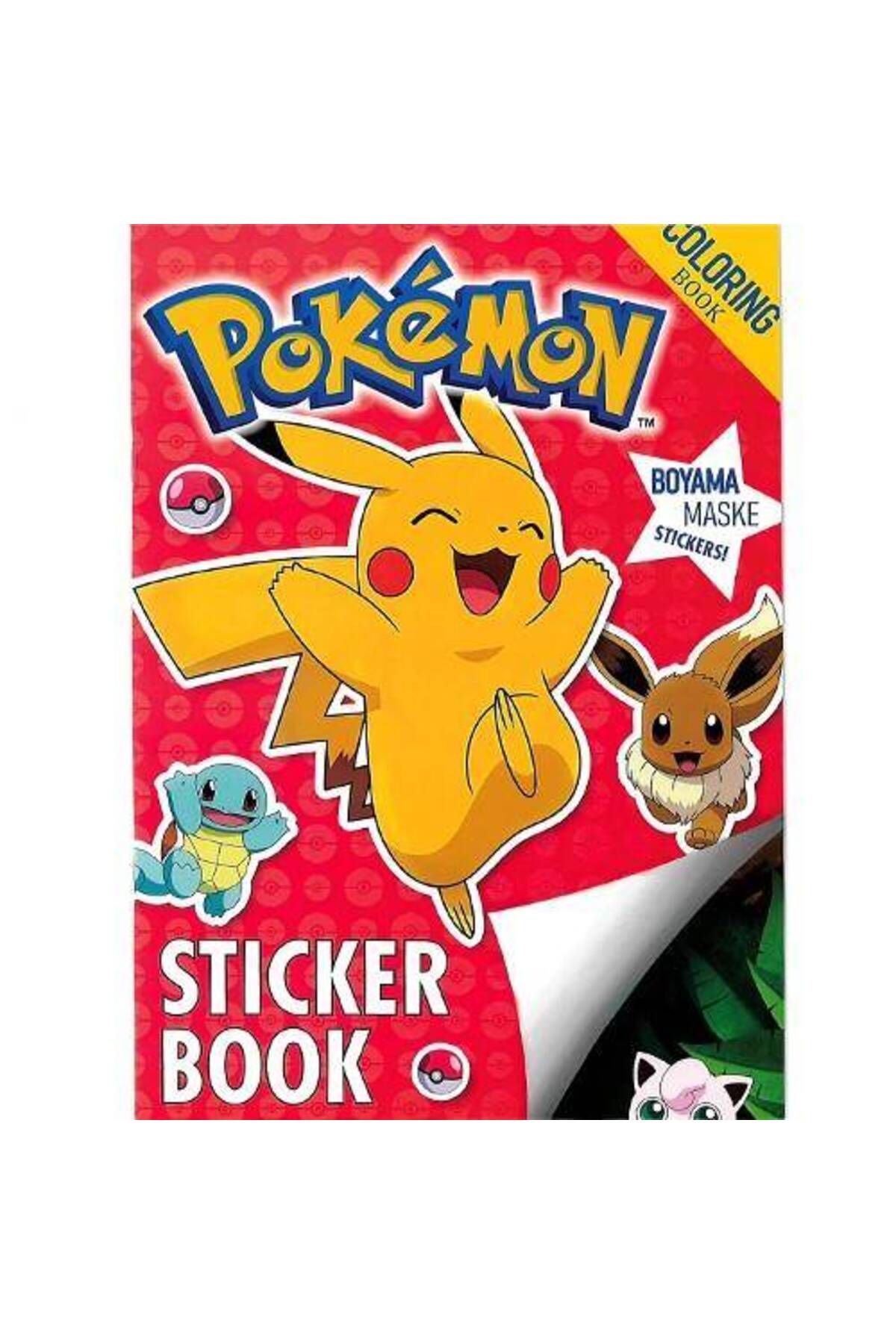 Parti Dükkanım Stickerlı Pokemon Boyama Kitabı 16 Sayfa