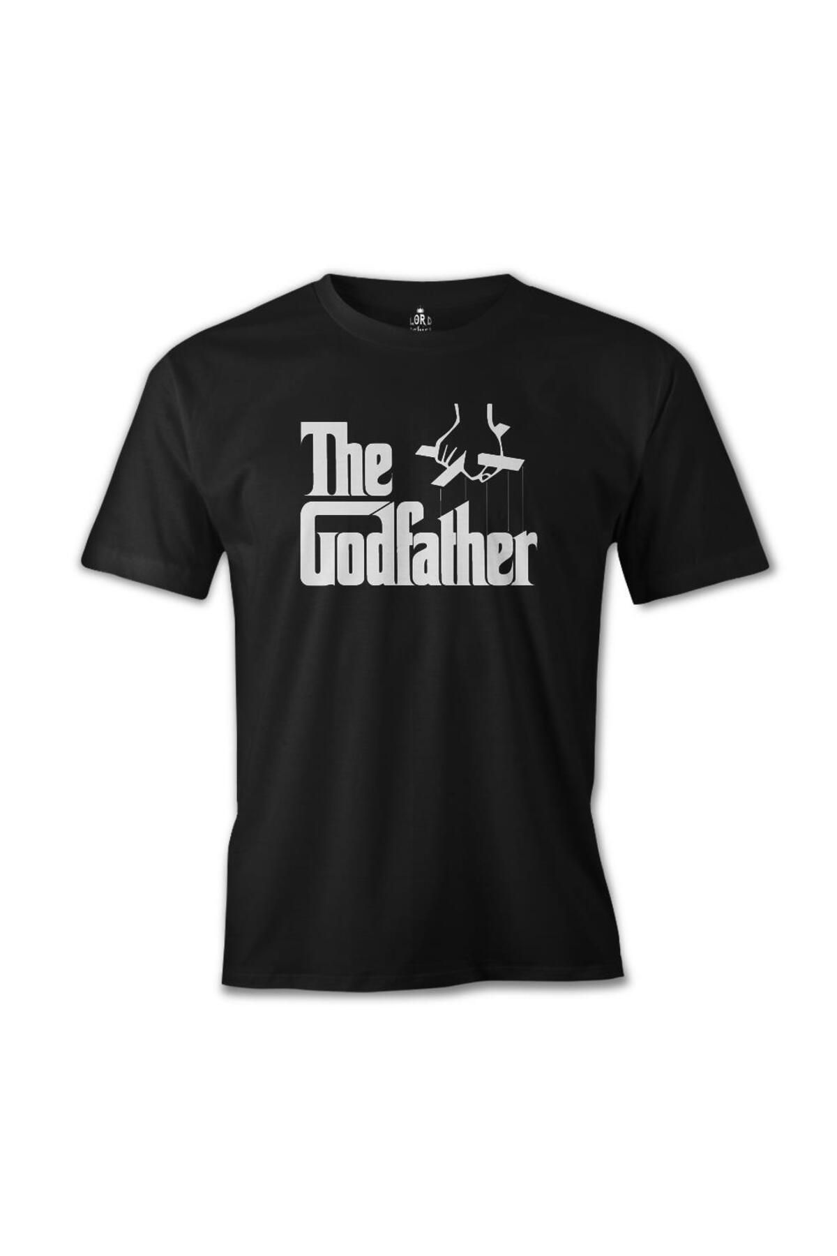 Lord T-Shirt The Godfather - Logo Siyah Erkek Tshirt