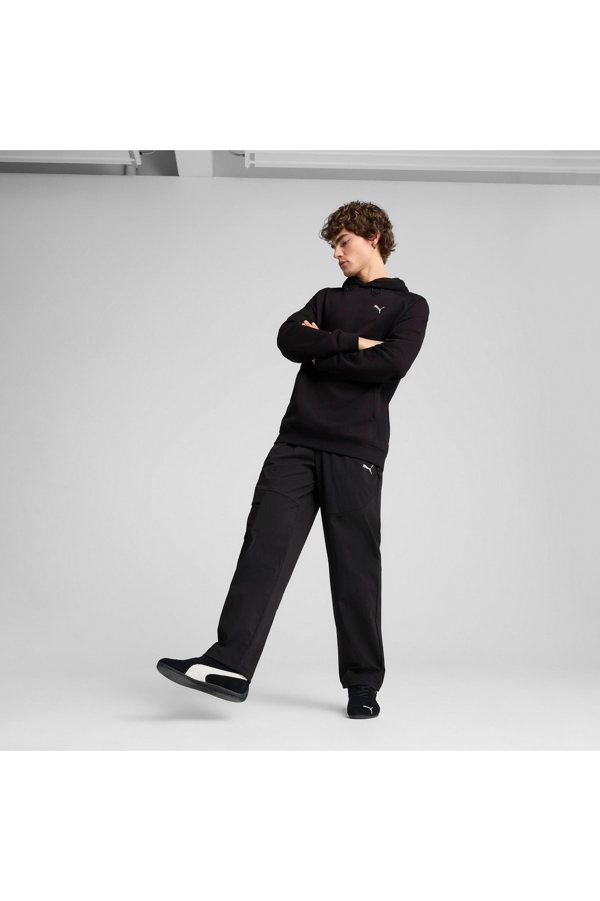 Puma Tech Relaxed Cargo Erkek Siyah Eşofman Altı