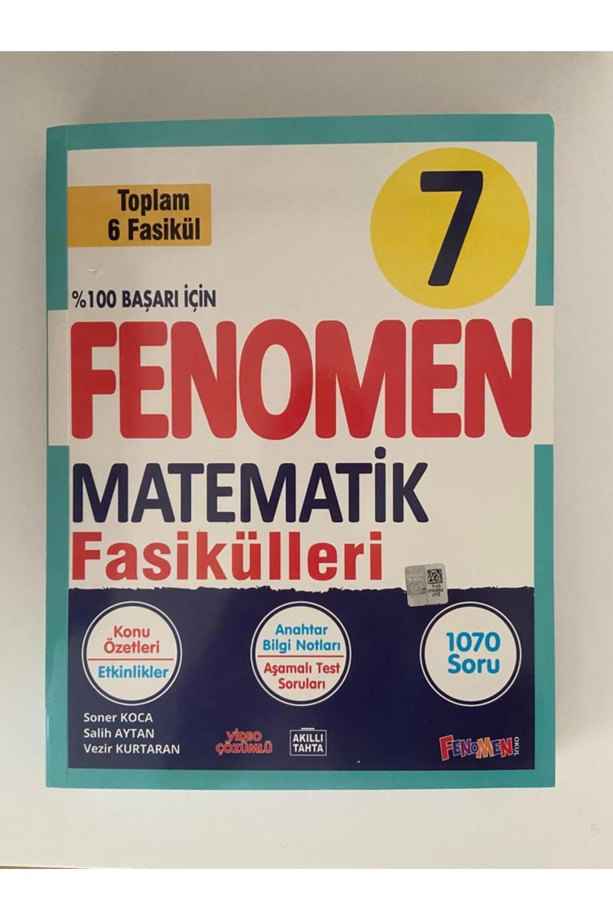 Fenomen Yayıncılık FENOMEN 7. SINIF MATEMATİK FASİKÜL SETİ 6 FASİKÜL