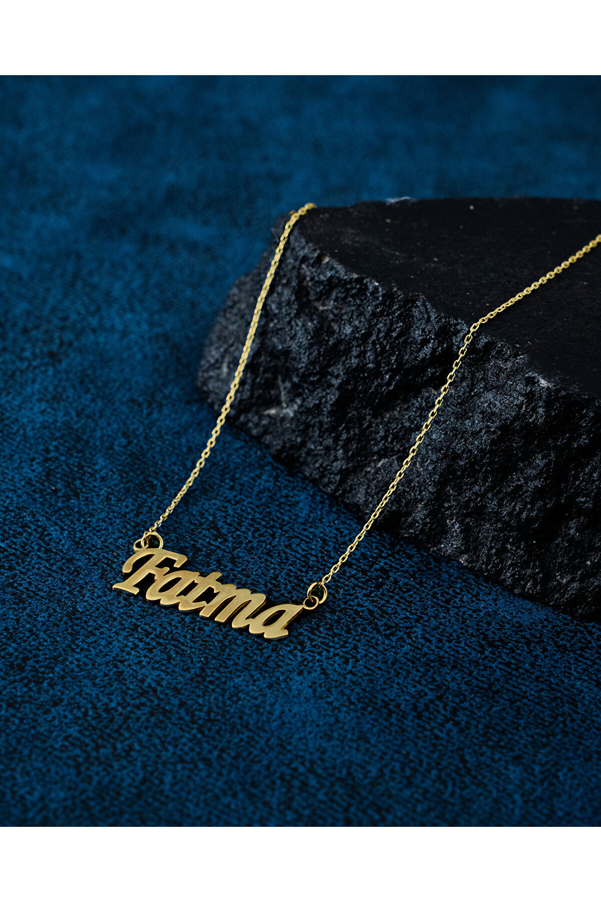 zivva silver 925 Ayar Gümüş Kişiye Özel Forse Zincirli Kadın Kolye