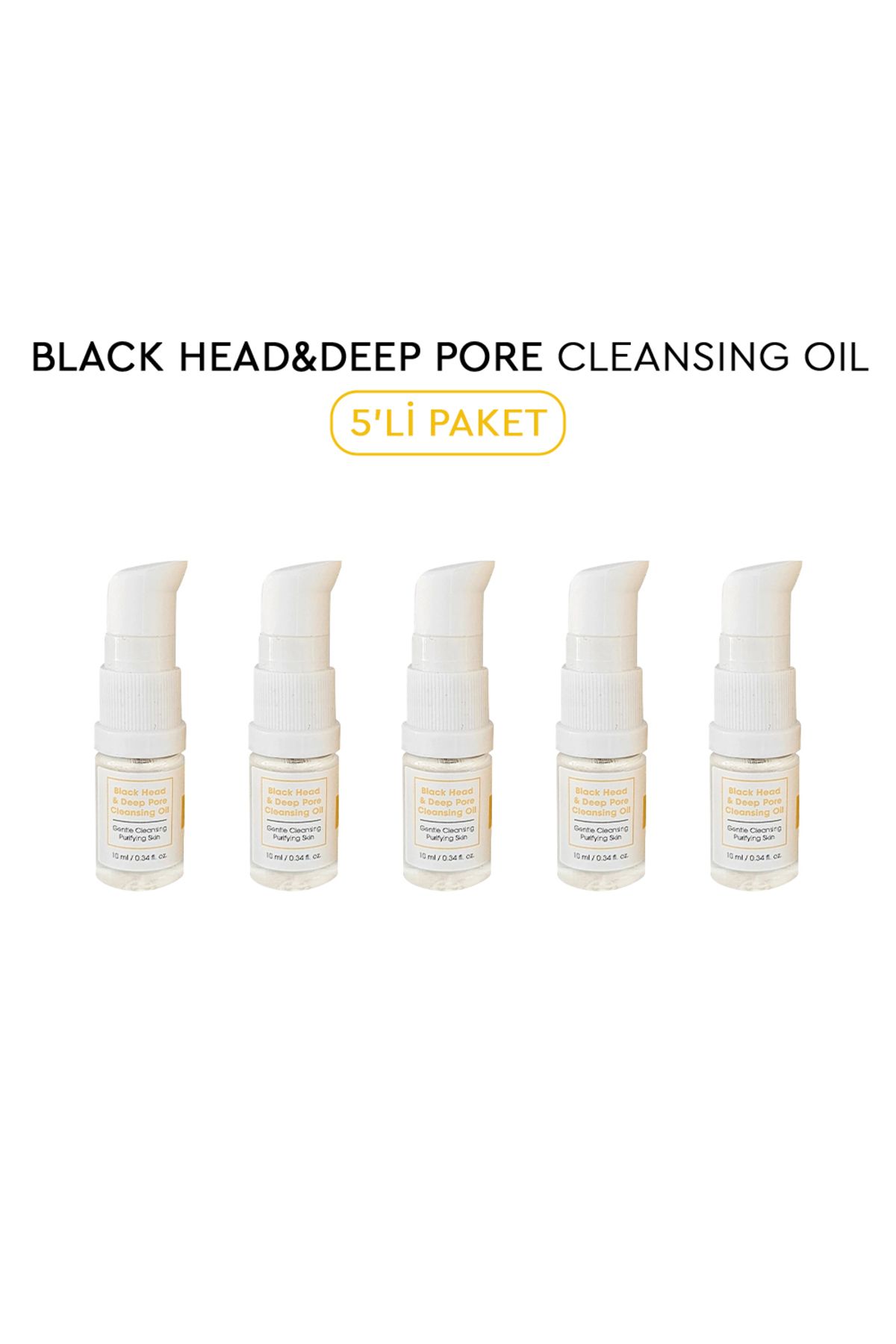 Bibimcos Black Head&Deep Pore Cleansing Oil 10ml (5Adet) New Version