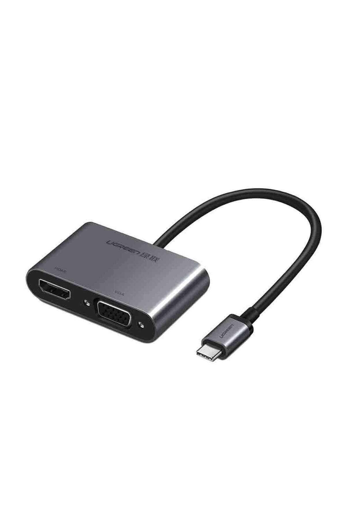 Ugreen Type-c Hdmı Vga Dönüştürücü Adaptör