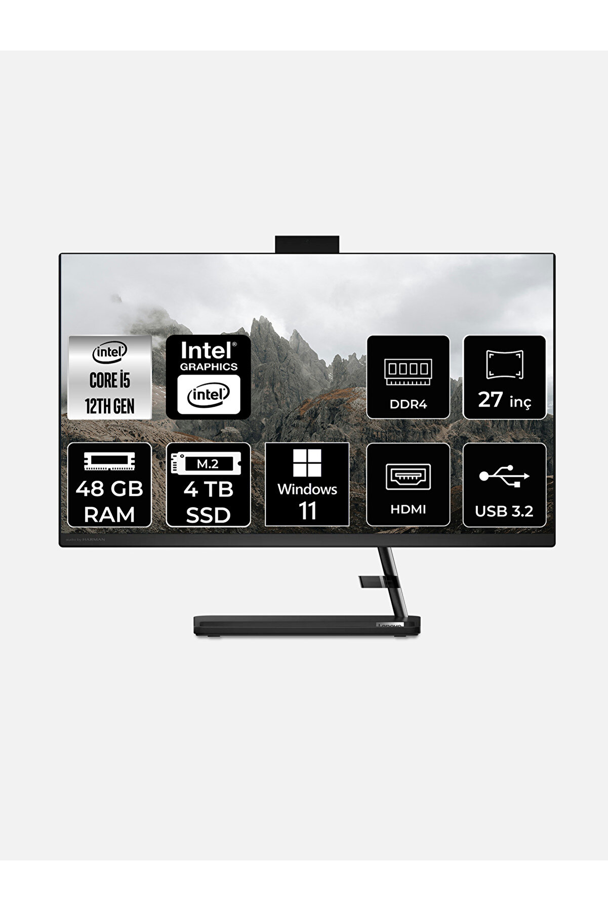 IdeaCentre 27IAP7 i5 12450H 48GB 4TB SSD 27