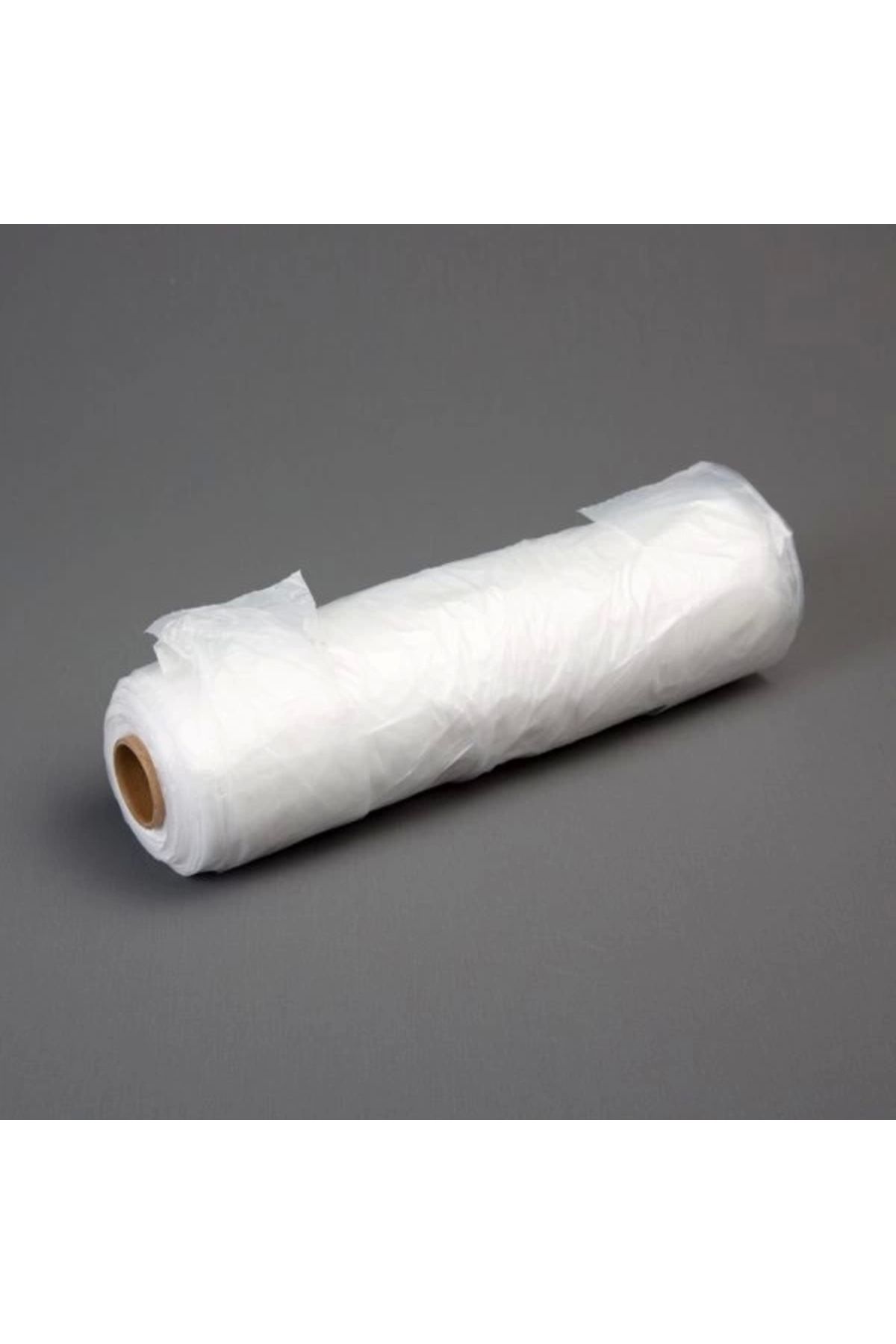 YOK YOK AMBALAJ Rulo Hışır Şeffaf Atlet Market Manav Poşet Büyük Boy 200' Adetli (25X52CM)