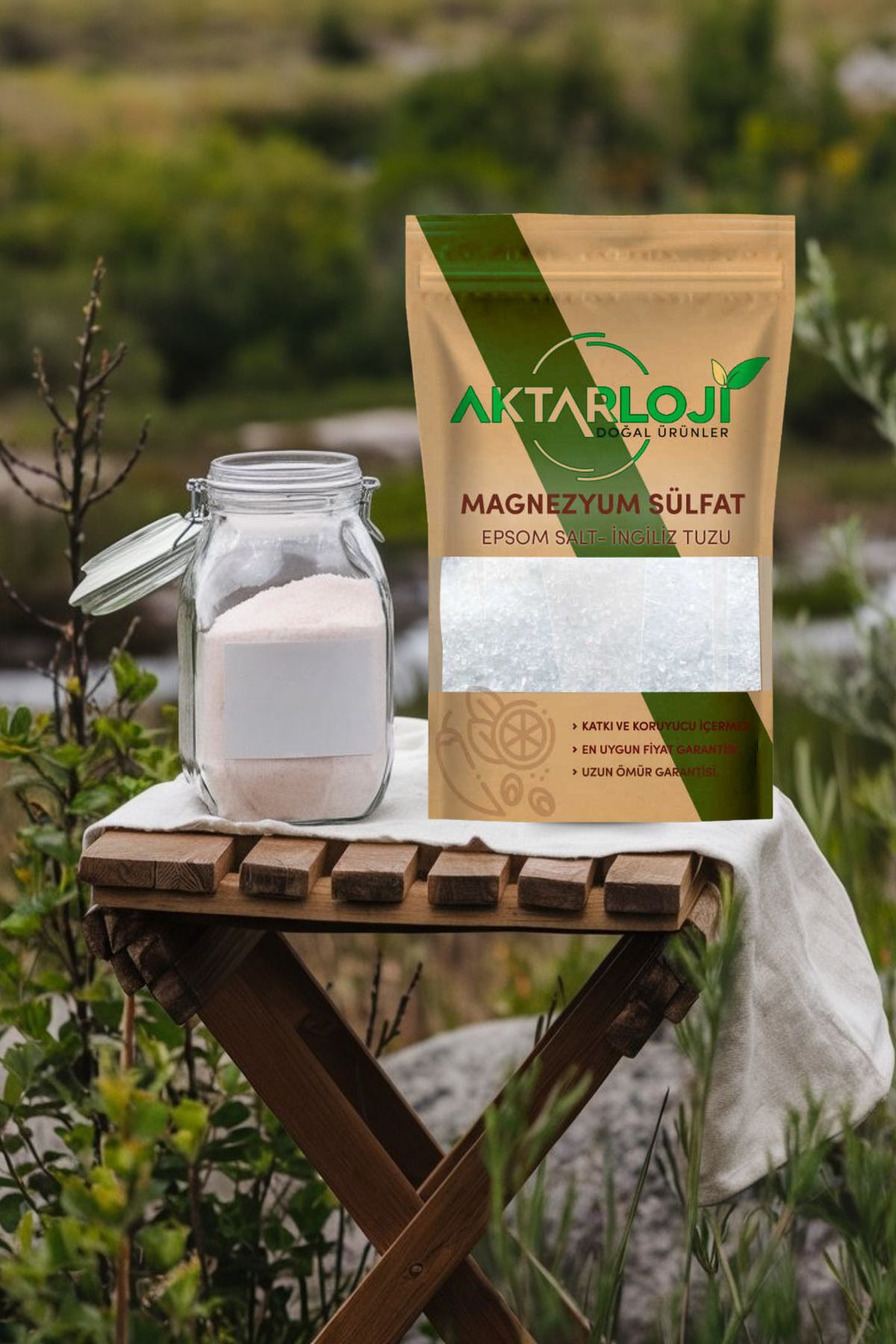 aktarloji 1 kg Magnezyum Sülfat, Ingiliz Tuzu, Epsom Salt (yenilebilir)