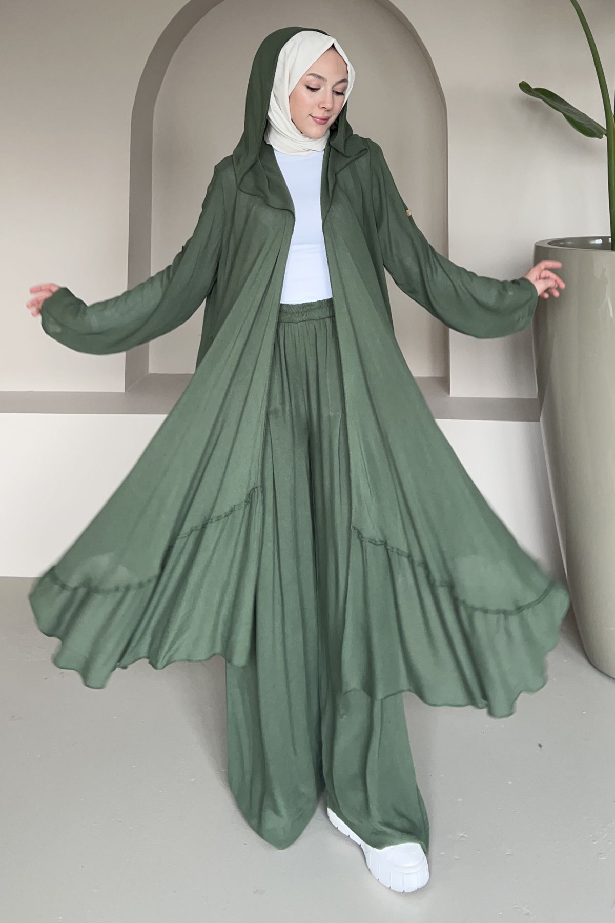 Saklı Butik Şapkalı Pamuk Takım SK-8399