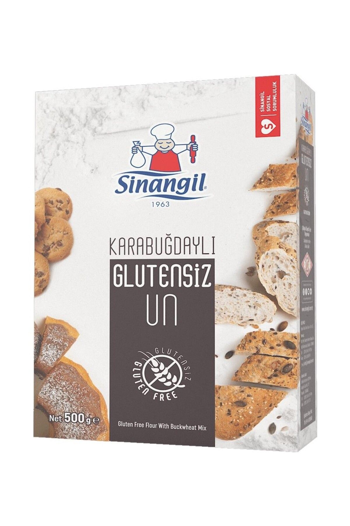 Sinangil Karabuğdaylı Glutensiz Un 500G
