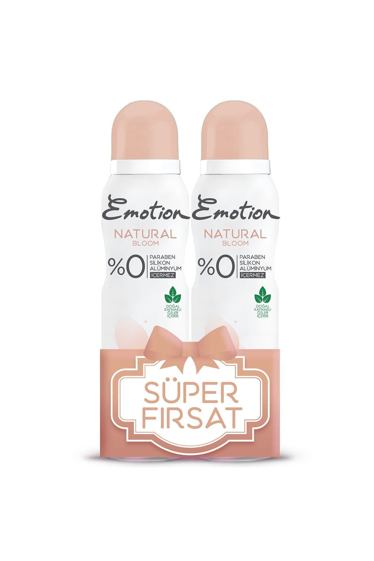 Emotion Deodorant 150 ml Natural Bloom X2 Adet