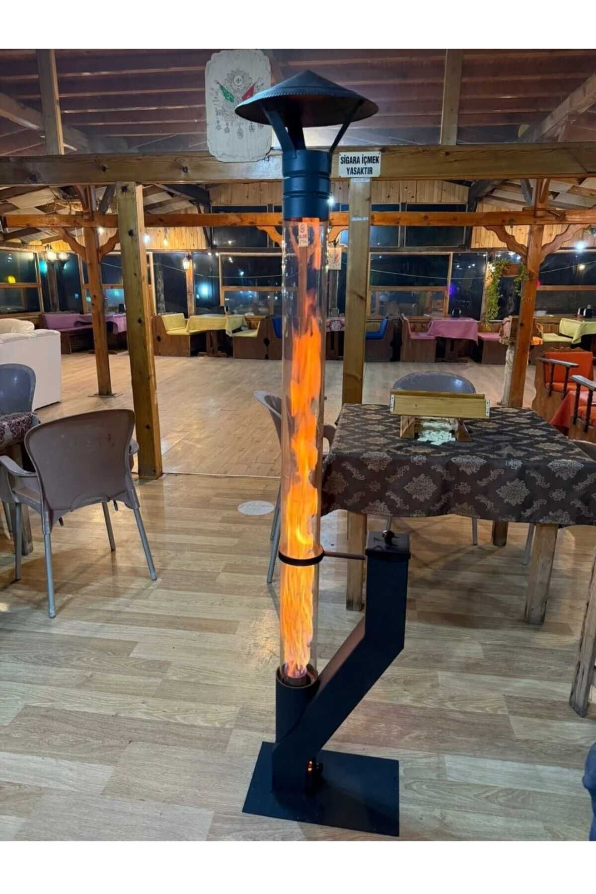 kraker Roket füze tipi pelet soba 120 cm