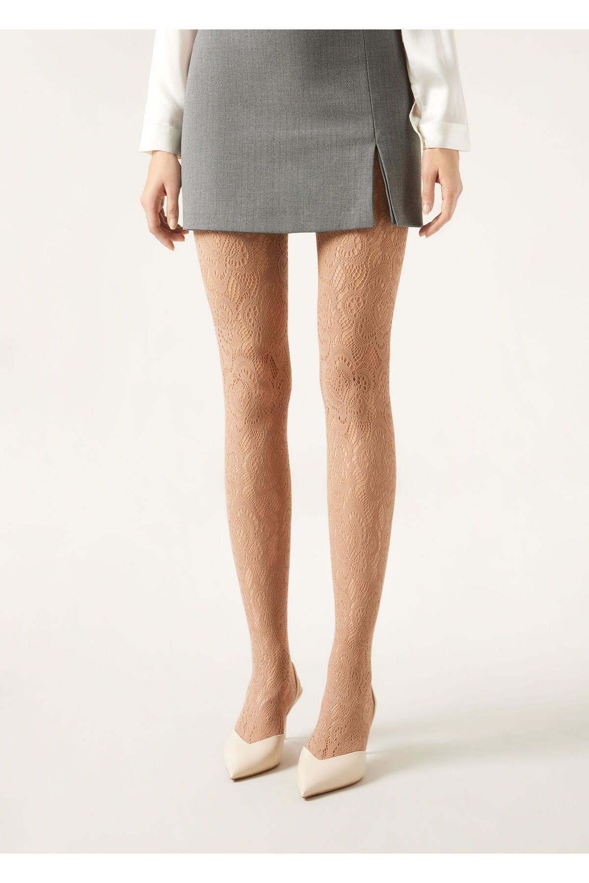 Calzedonia Macramé Effect Fishnet Tights