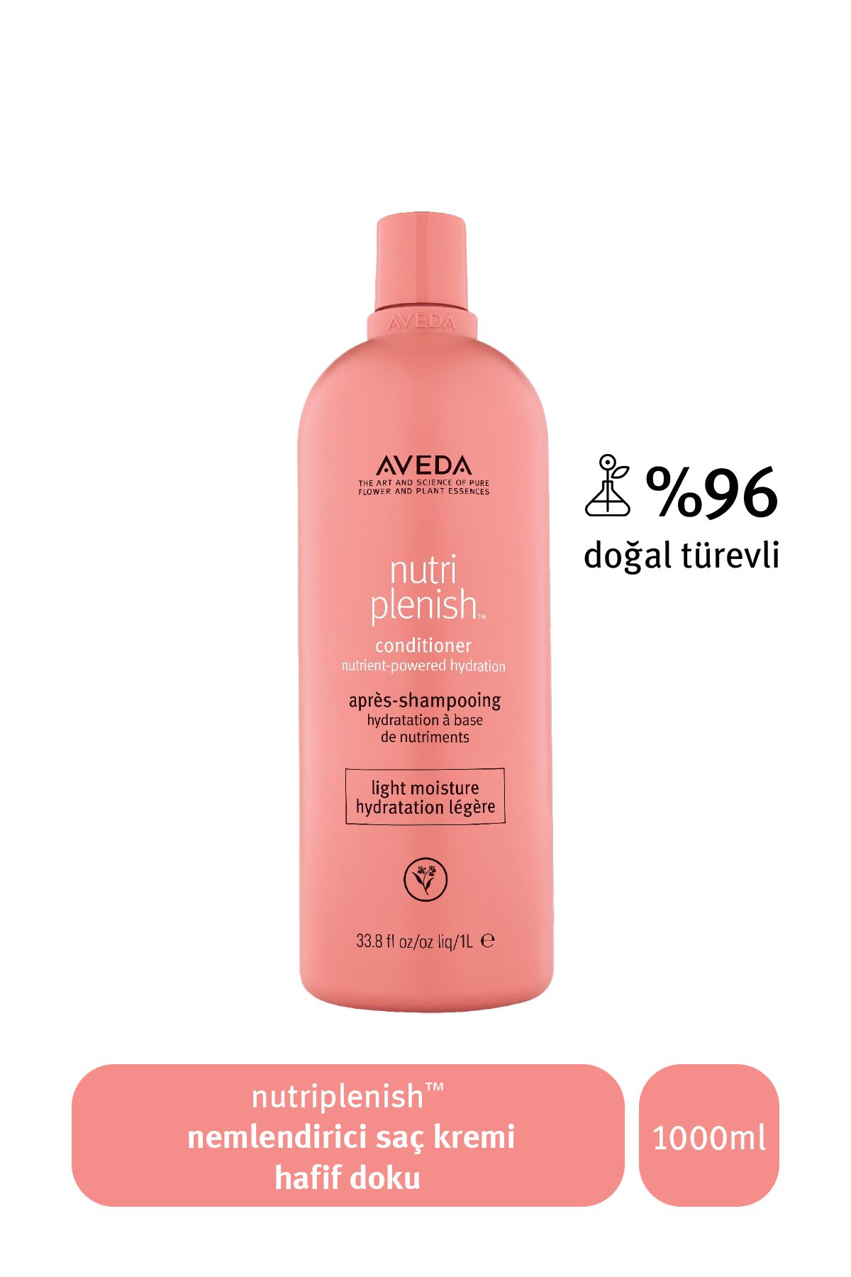 Aveda Nutriplenish Hafif Doku Nemlendirici Saç Kremi 1000ml