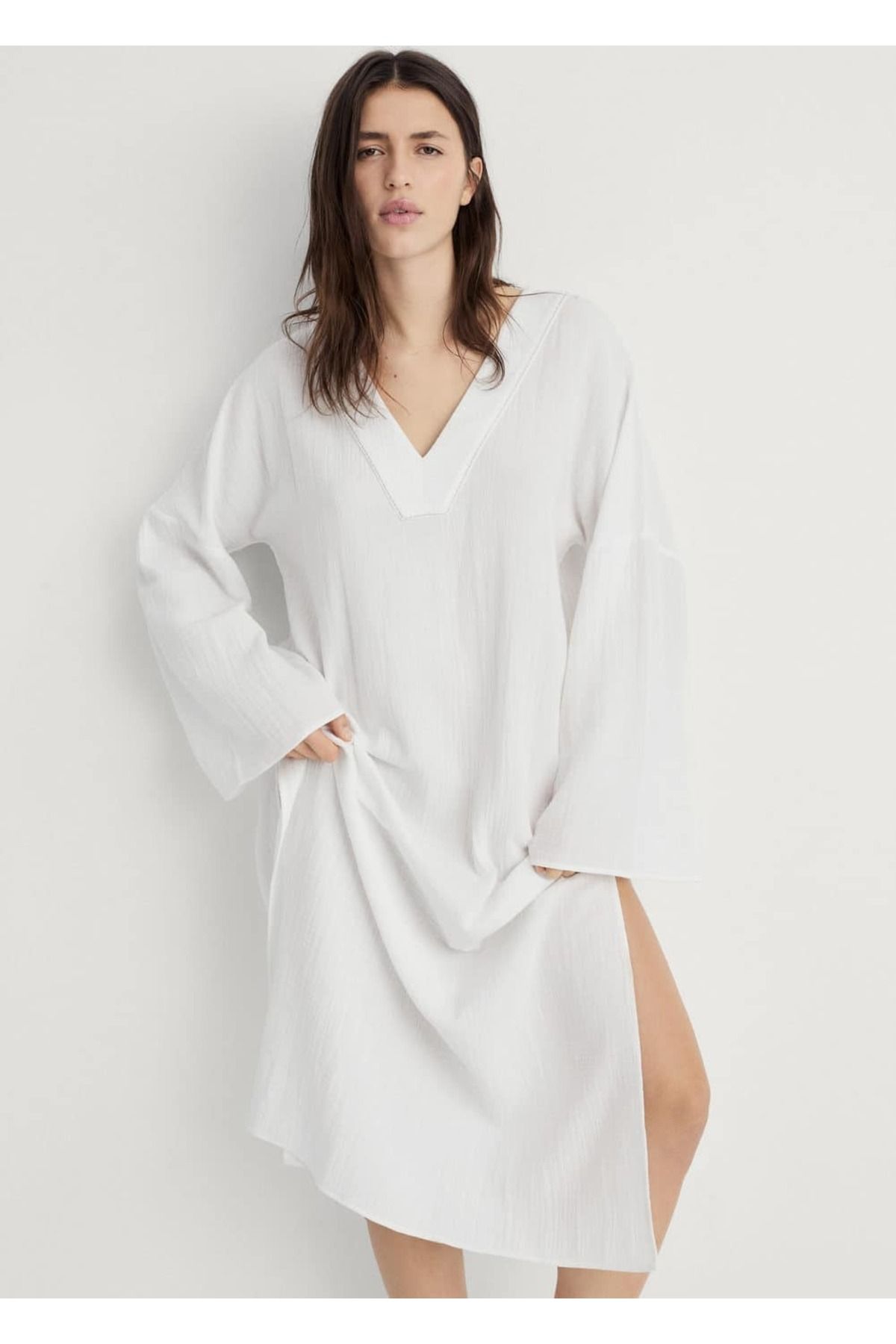 MANGO Oversize pijama kaftan