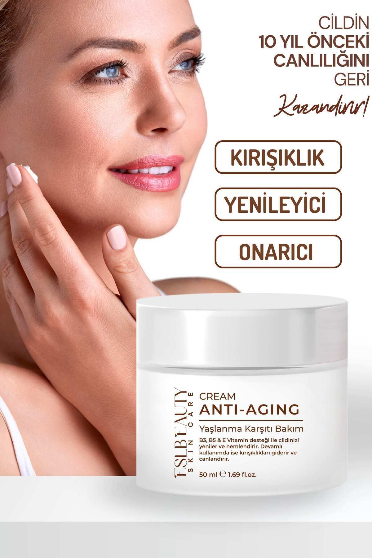 Eslbeauty Anti - Aging Gençleştirici Yaşlanma Karşıtı Ve Kırışıklık Karşıtı Krem 50 ml