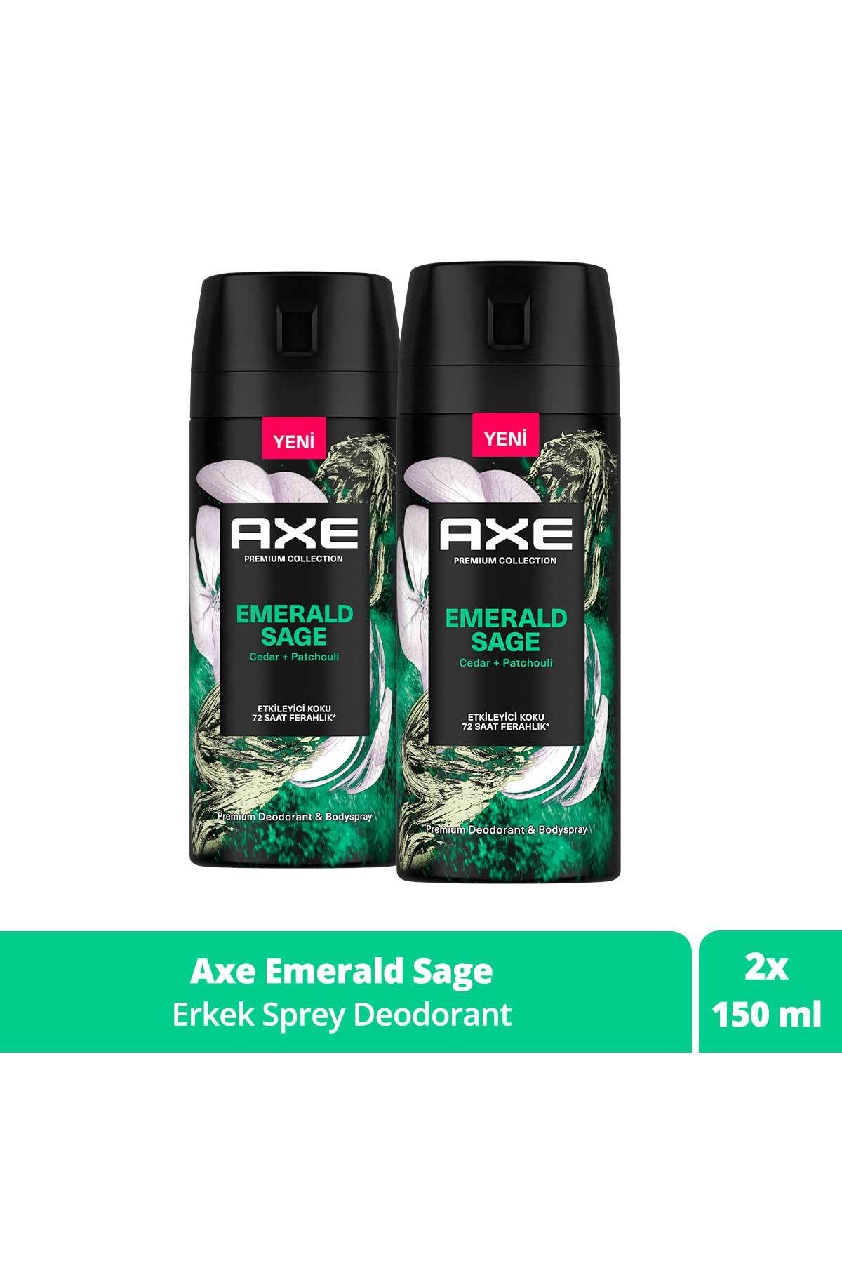 Axe Premium Collection Erkek Sprey Deodorant Emerald Sage 150 ml x2