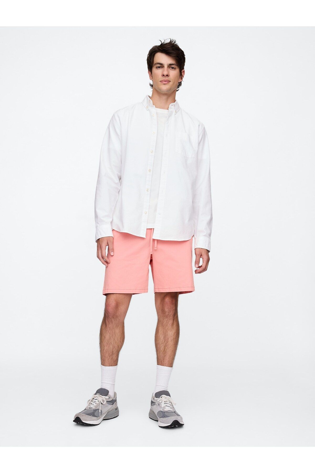 GAP Erkek Pembe Twill Şort