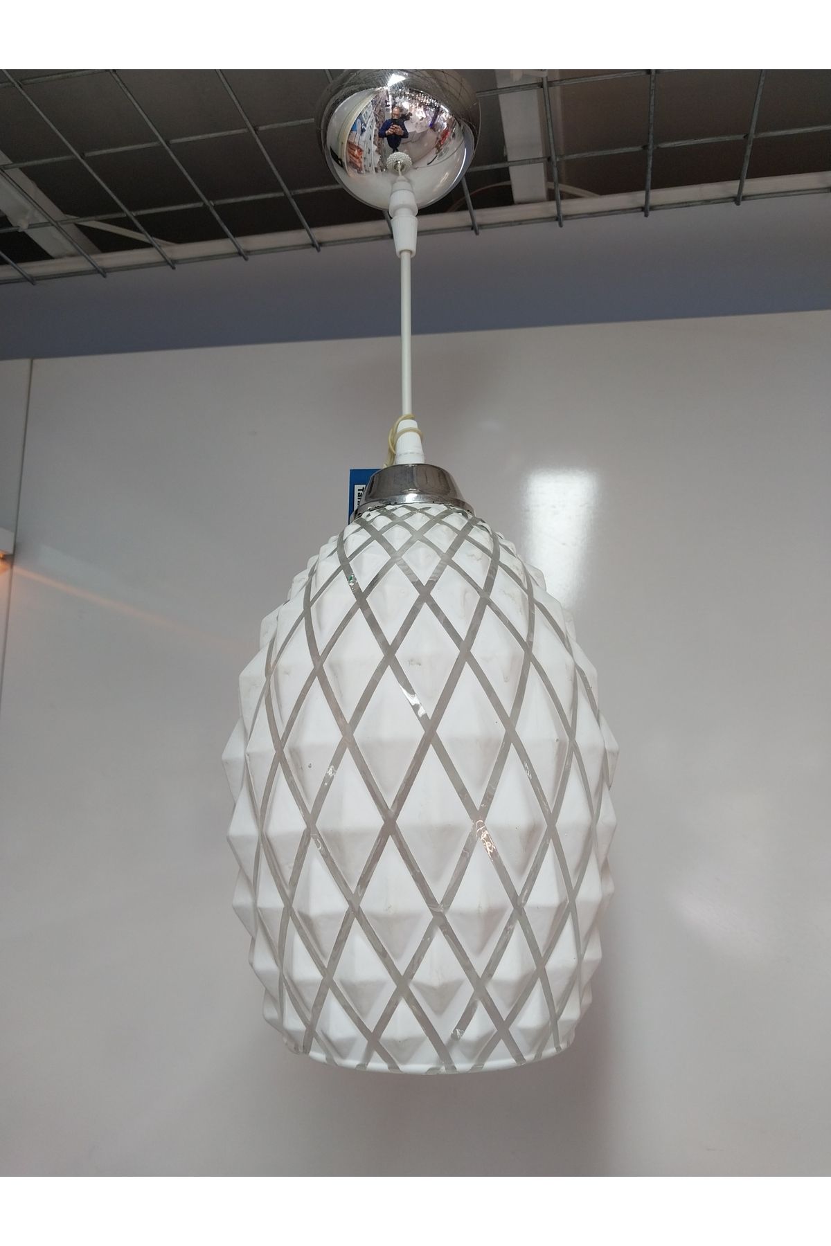 Cata KRİSTAL TEKLİ CAM AVİZE