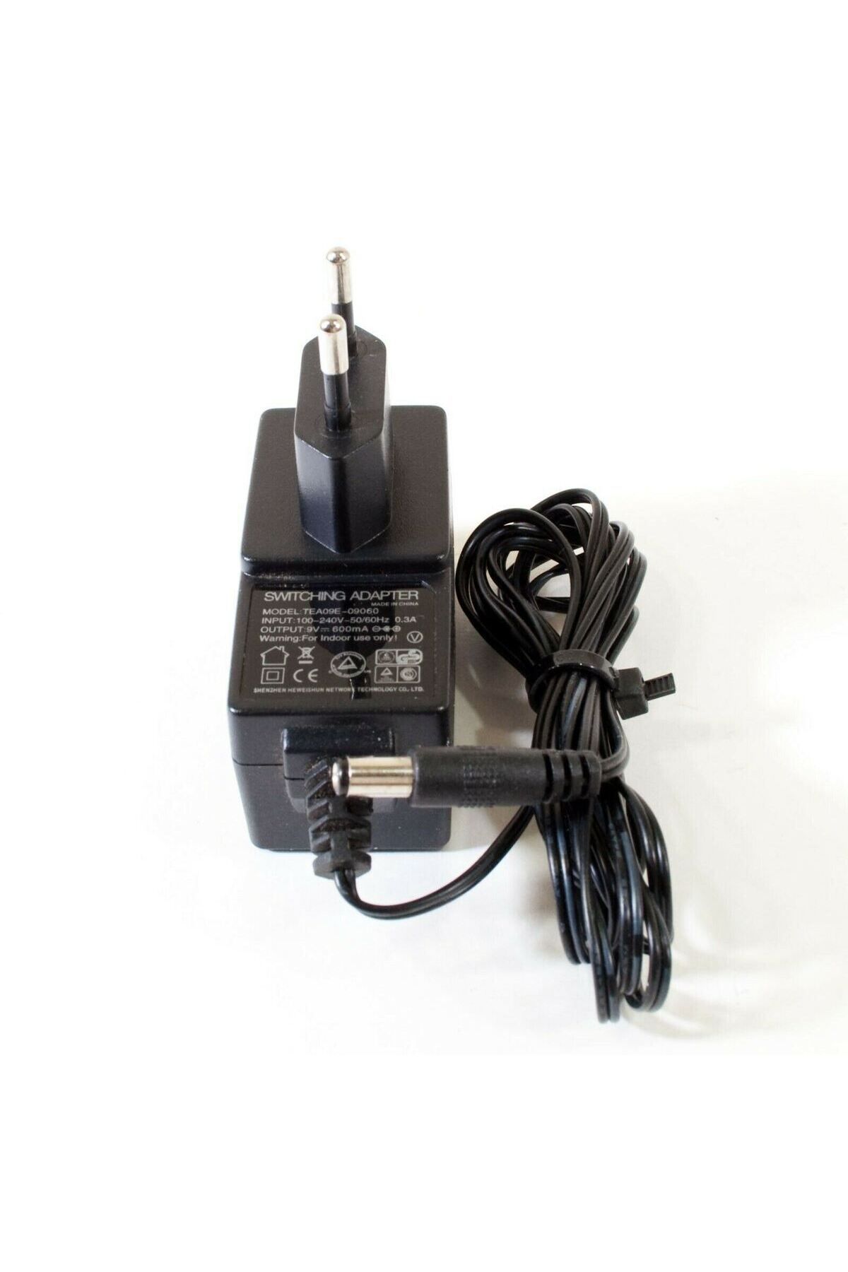 KYNC Heweishun TEA09E-09060 AC Switching Adapter 9V 600mA Adaptör
