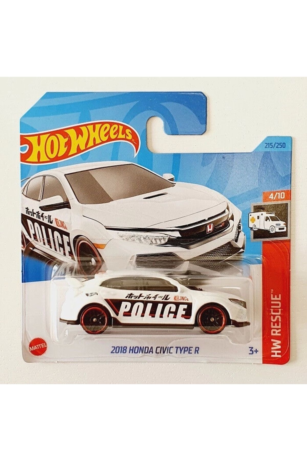 HOT WHEELS Tekli Arabalar 2018 Honda Civic Type R-hkj21