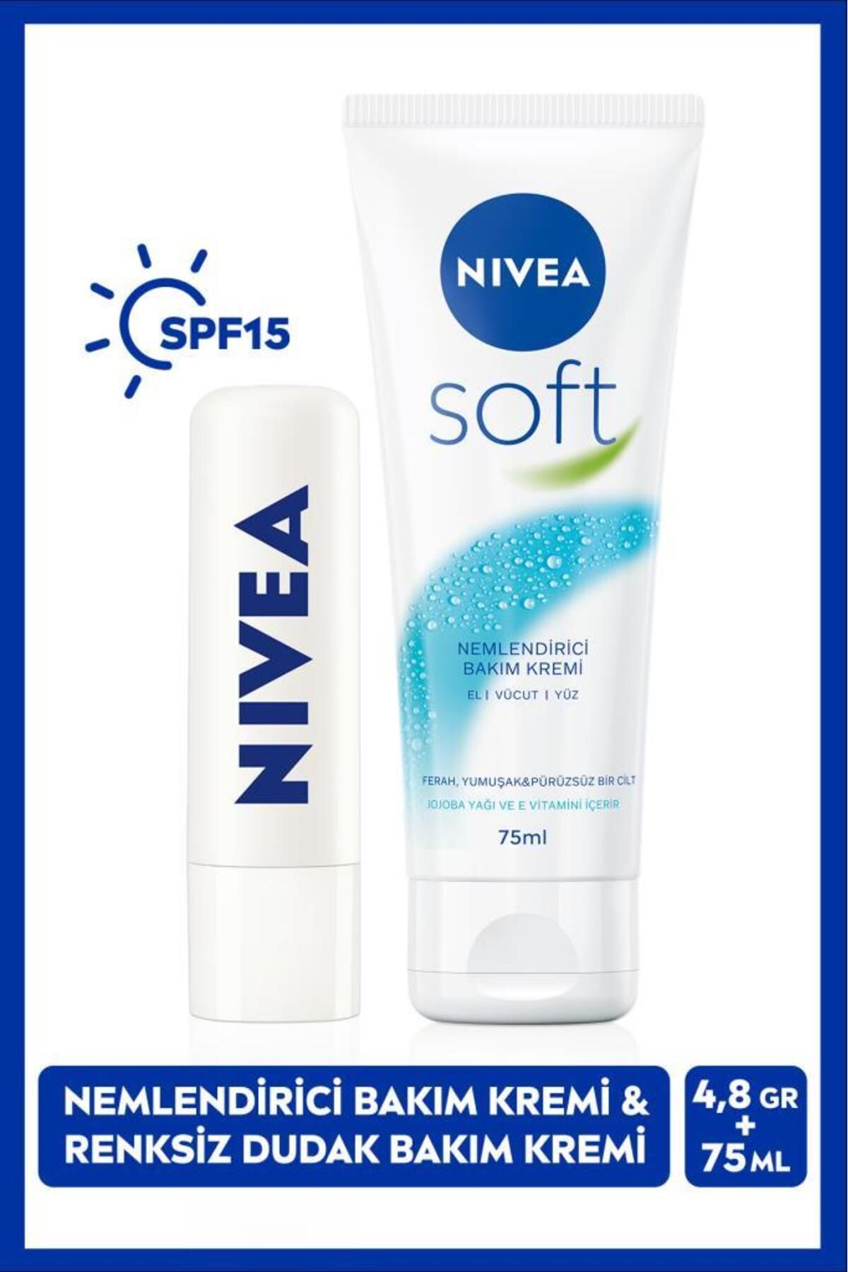 NIVEA Med Dudak Kremi Soft 75 ml