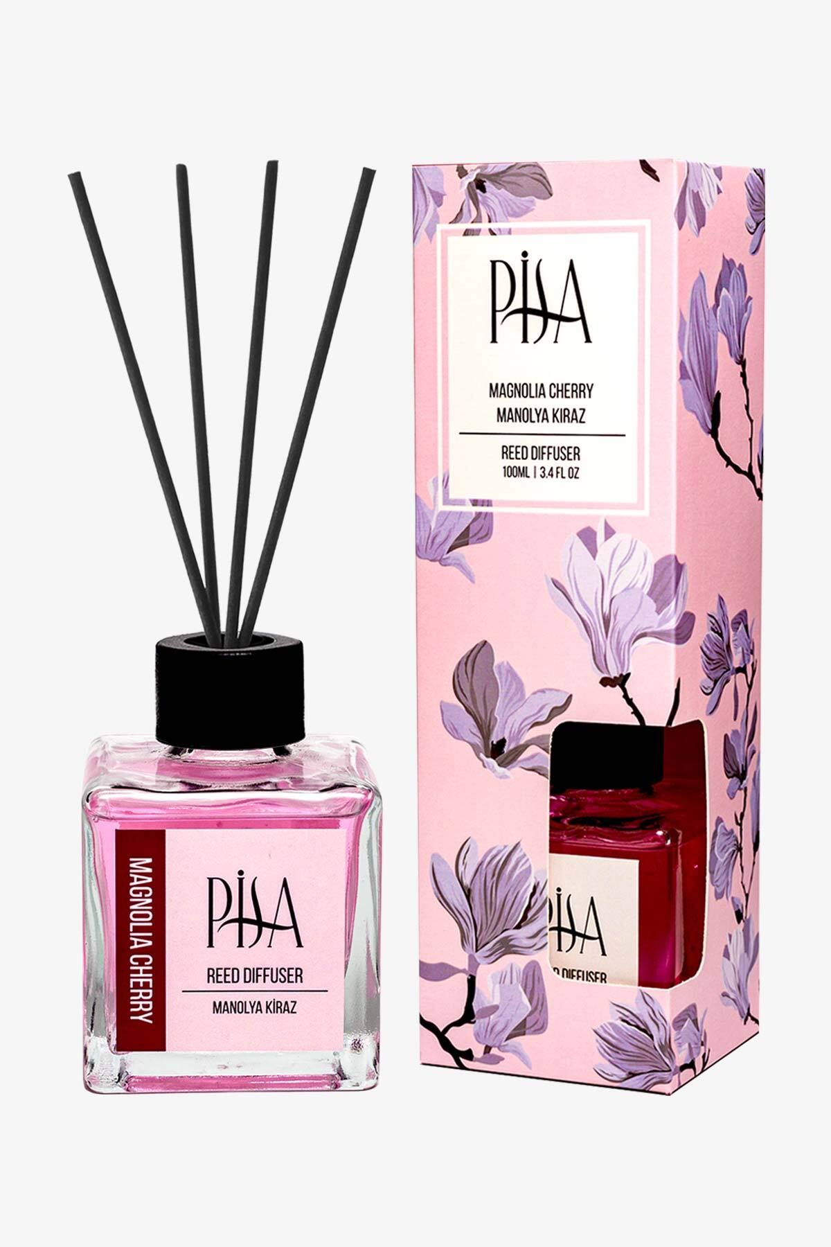 Pisa Manolya Kiraz Çubuklu Oda Kokusu Magnolia Cherry Reed Diffuser 100ml