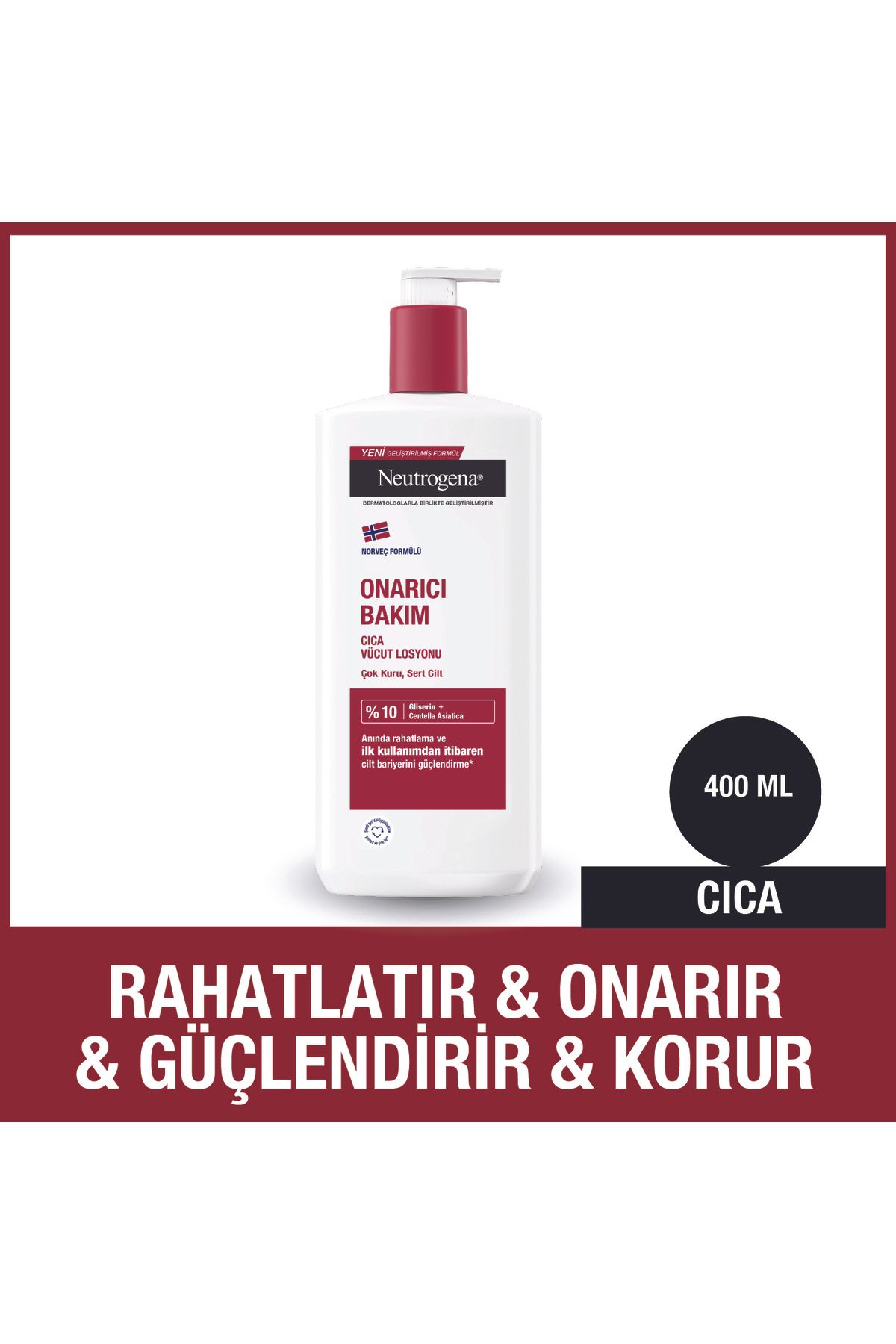Neutrogena Onarıcı Bakım Vücut Losyonu 400 ml