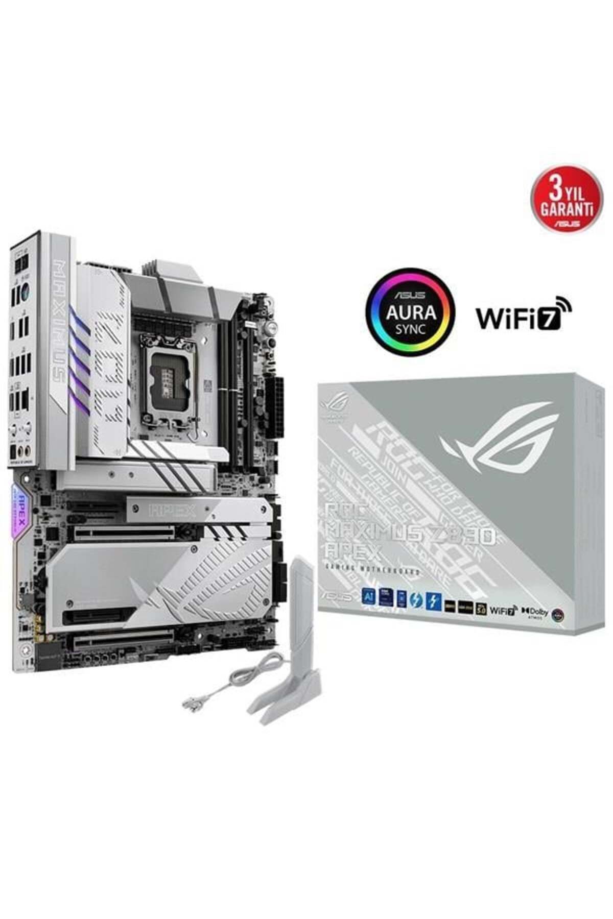 ASUS Rog Maxımus Z890 Apex Ddr5 Thunderbolt-hdmı Dp Pcıe 5.0 1851p Atx