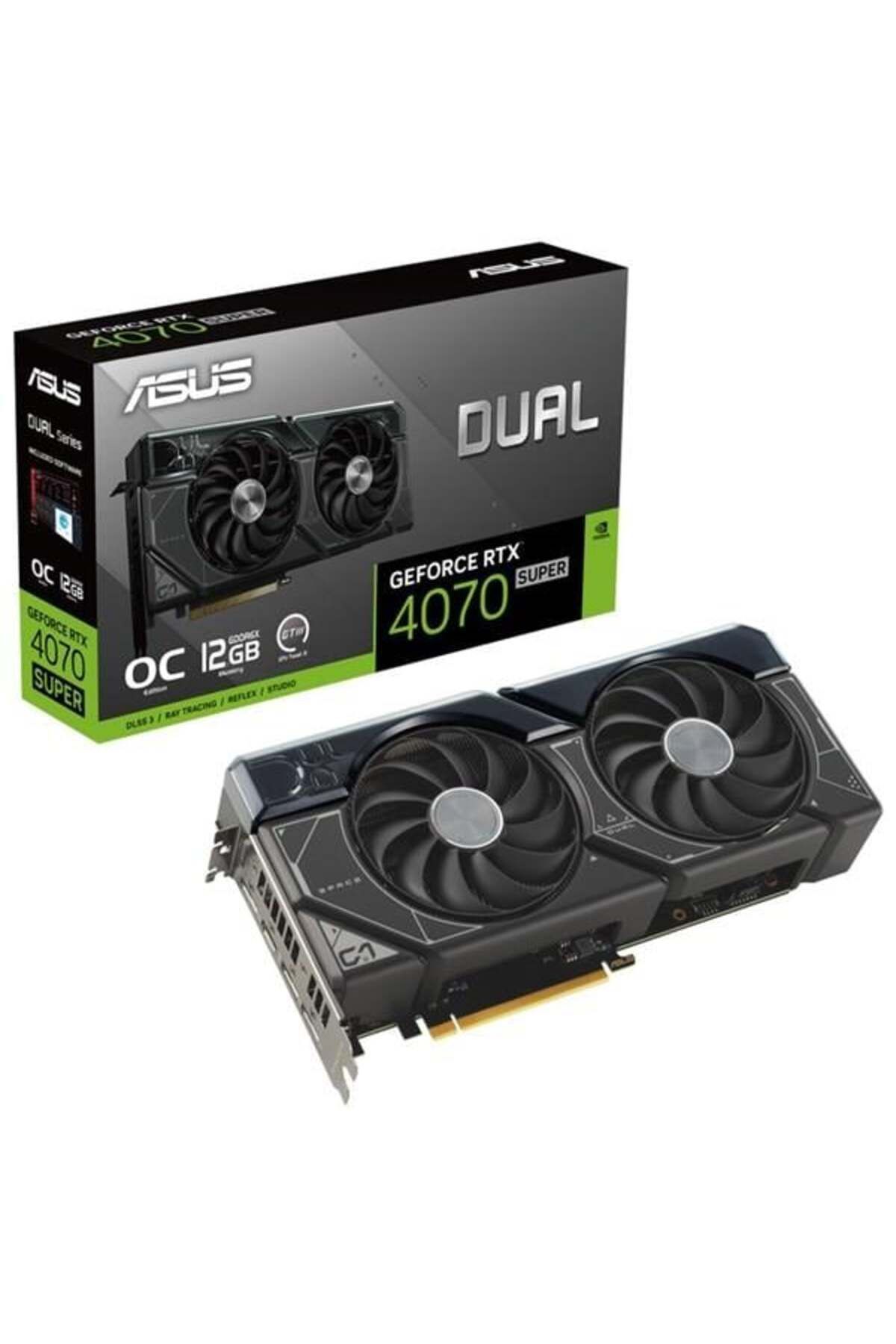 ASUS Rtx4070 Super 12gb Dual-rtx4070s-o12g Gddr6x 192bit Hdmı Dp Pcıe 4.0