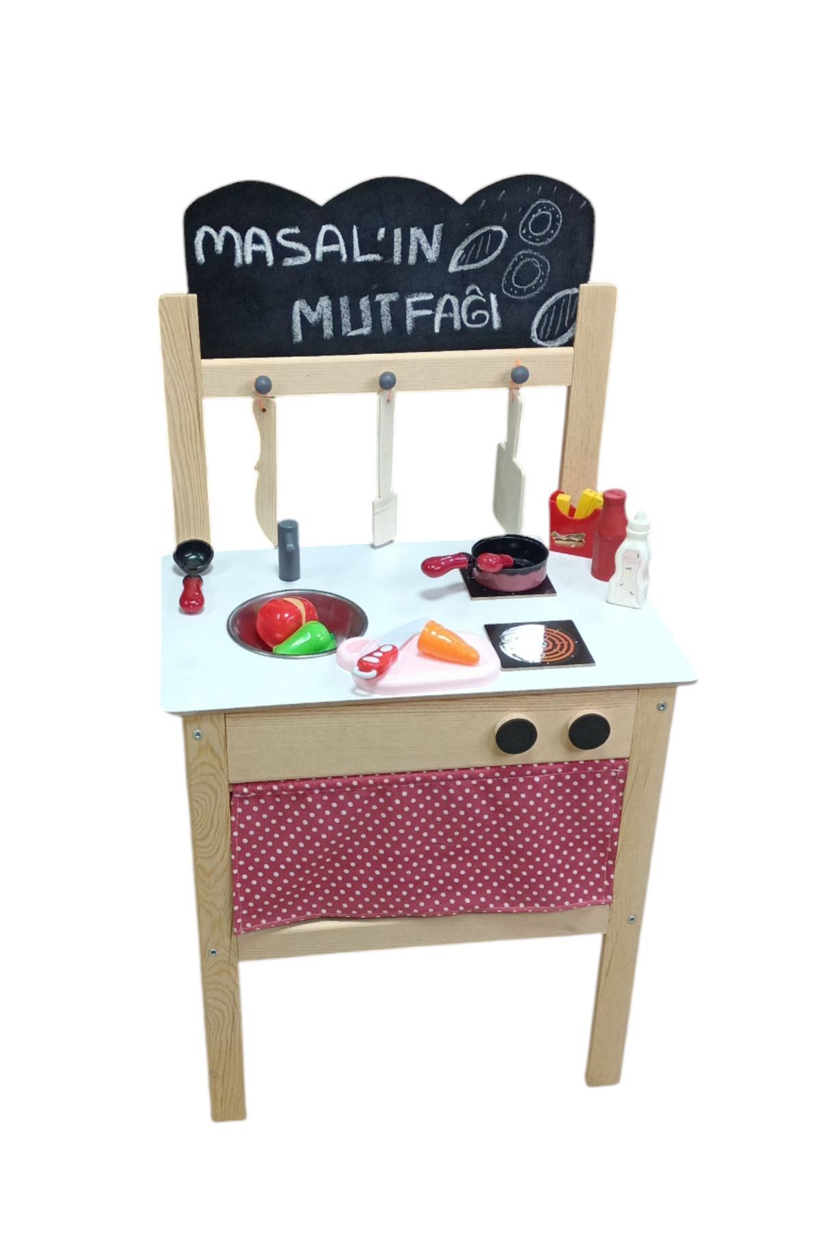 Masal Oyuncak Ahşap Oyuncak Mutfak Seti Eko