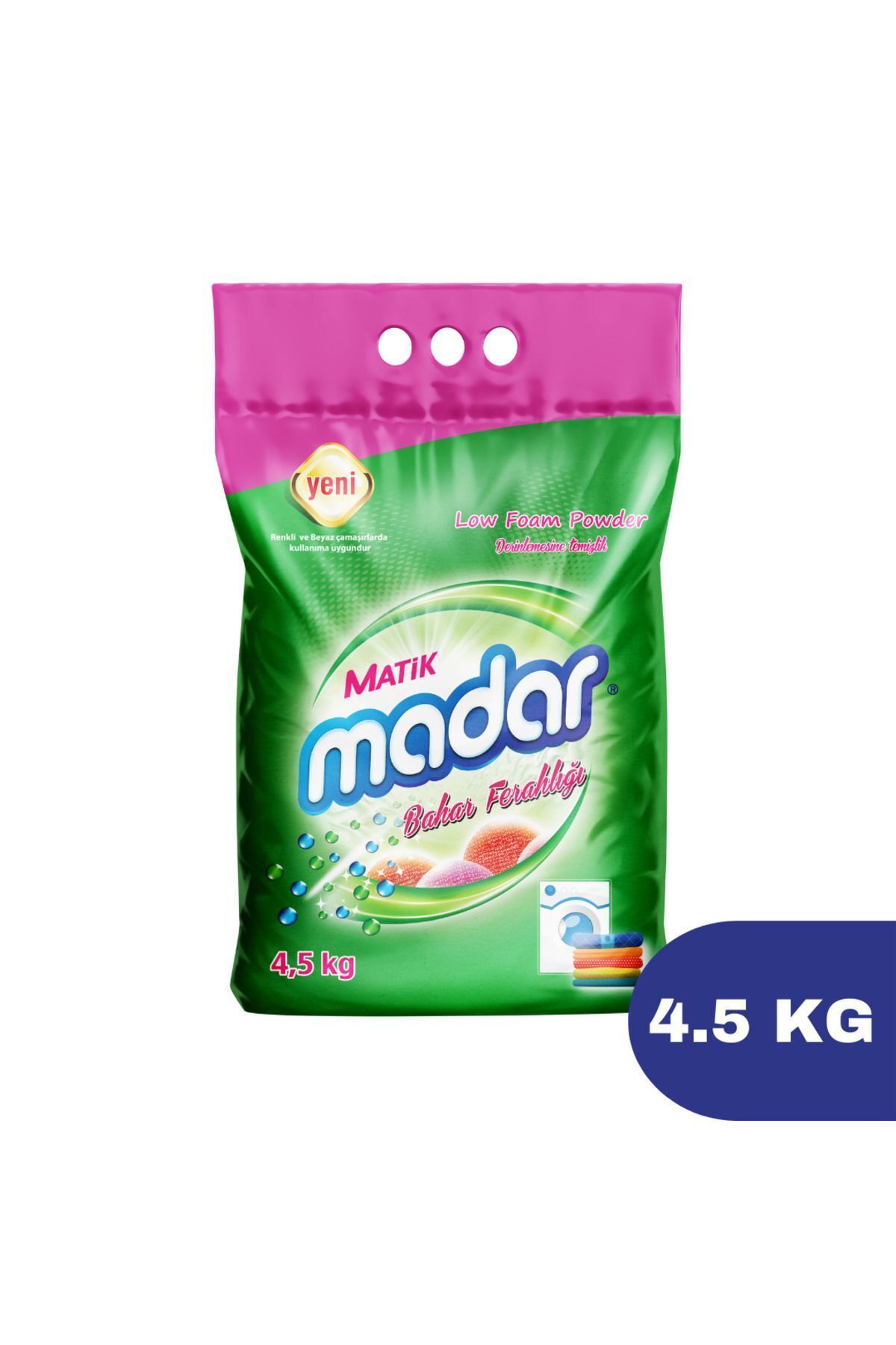 Madar Toz Çamaşır Deterjanı Beyazlar Ve Renkliler Için 4,5 Kg