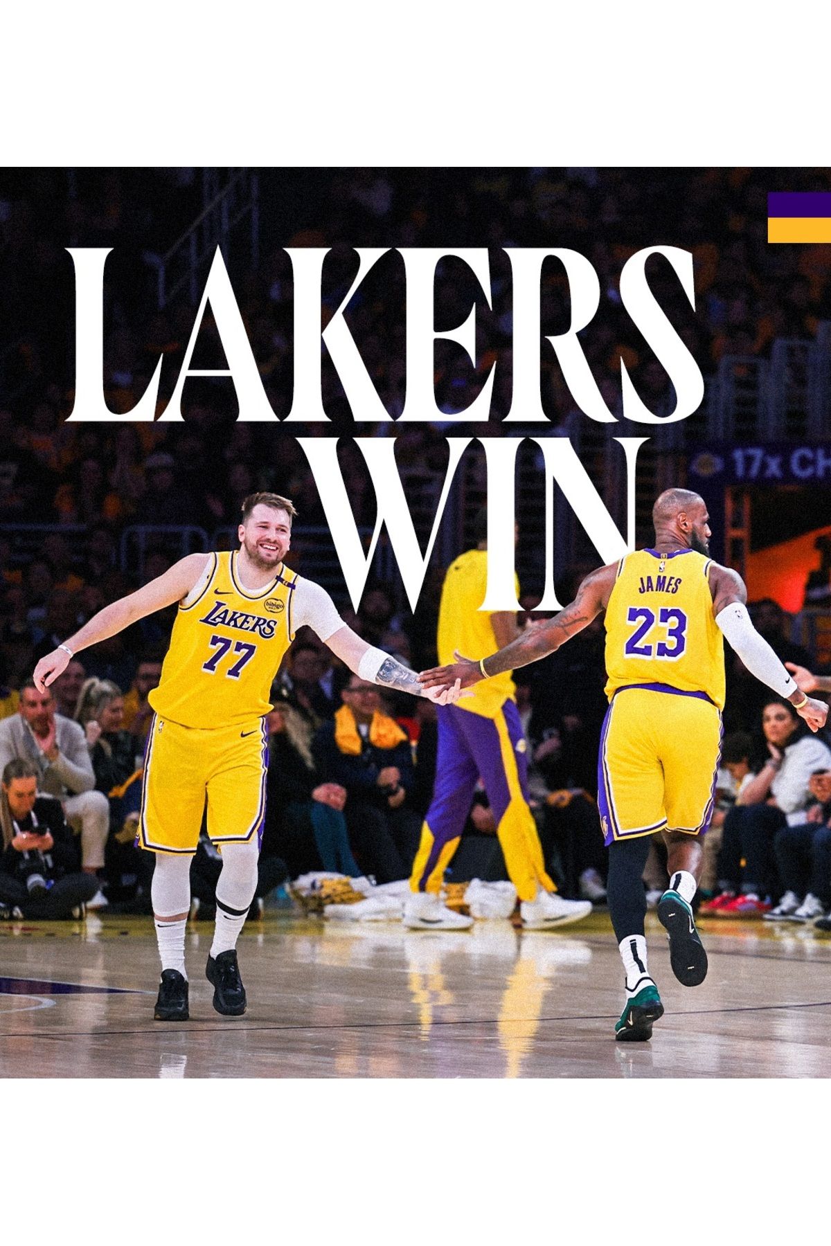 512 STORE Luka Doncic & Lebron James king dekor spor ÇERÇEVESİZ Poster /Lakers Win