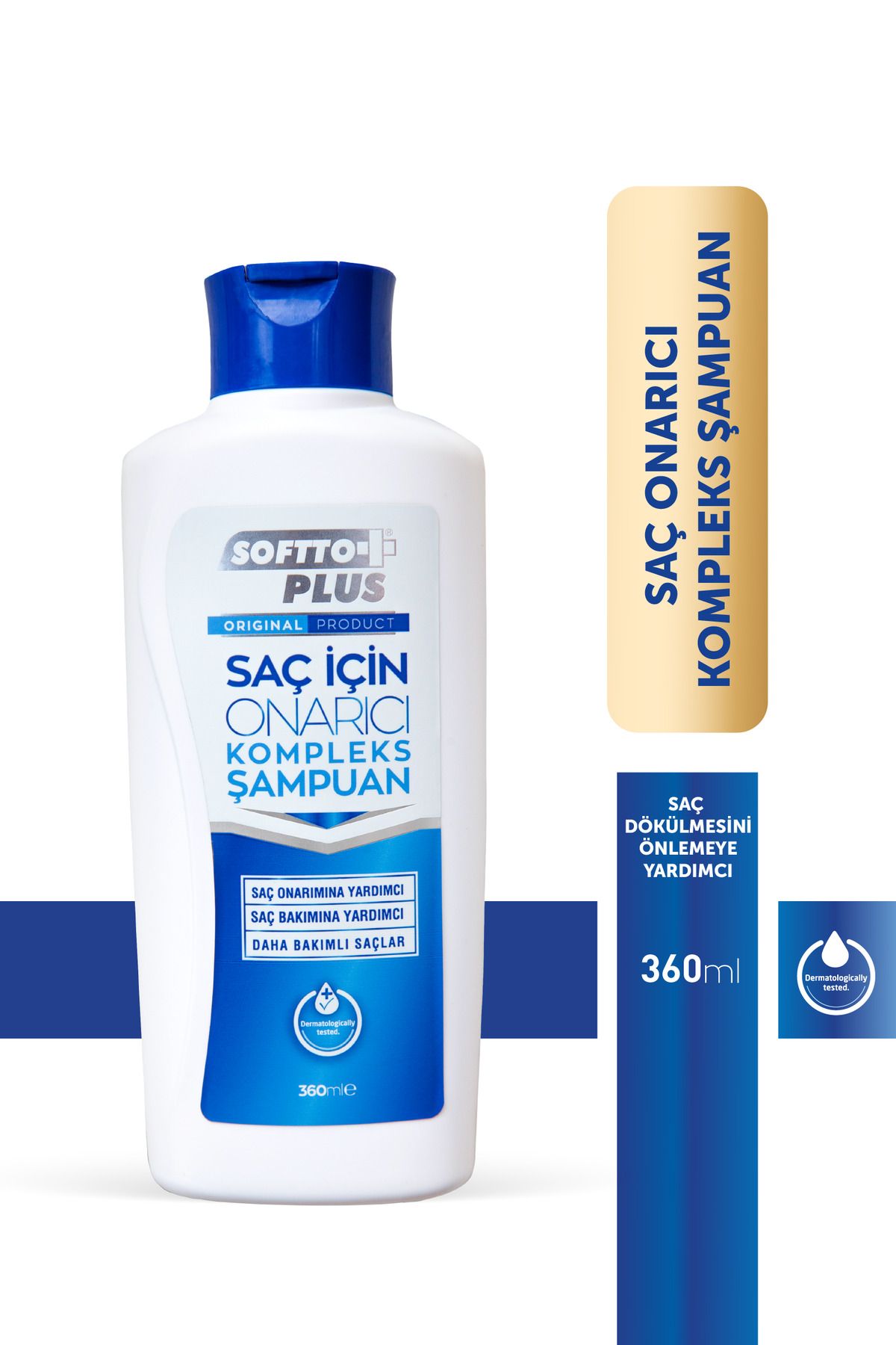 Softto Plus Saç Için Onarıcı Komplex Şampuan 360ml