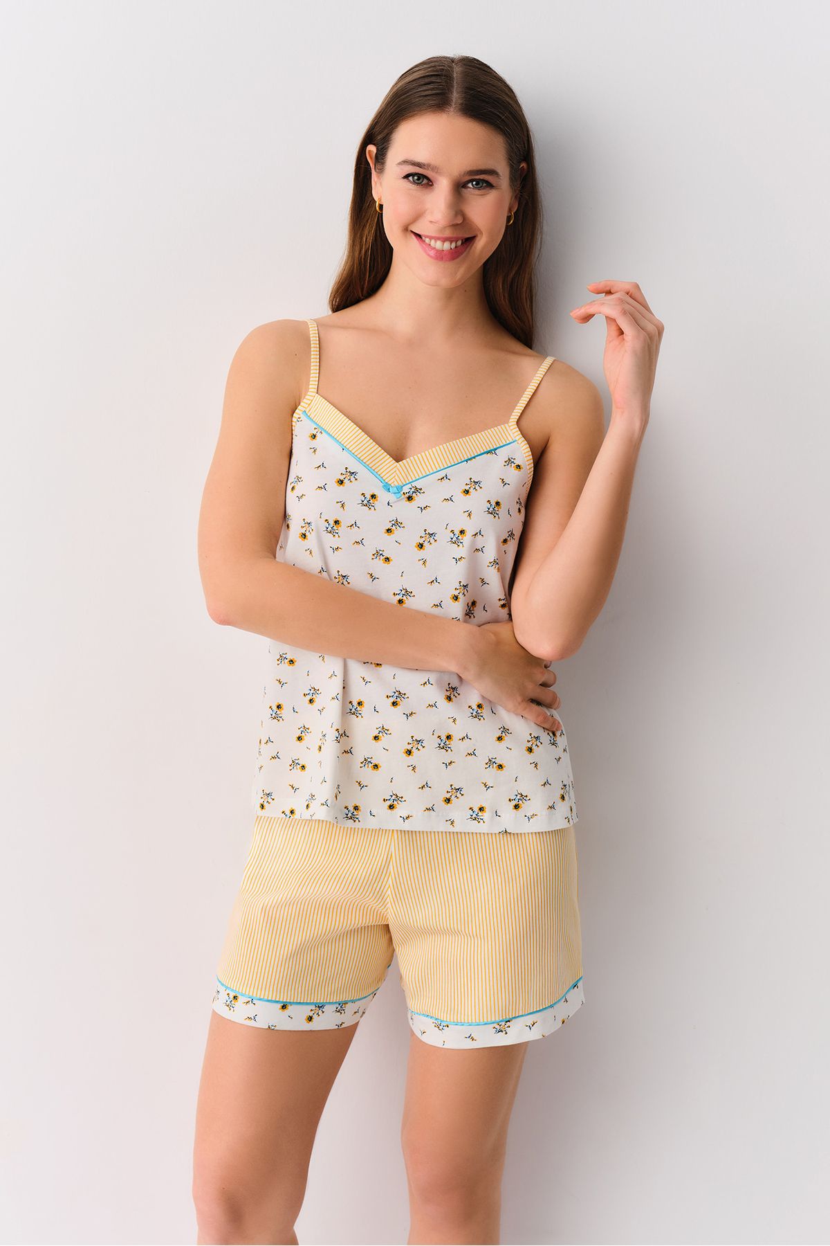 Suwen Cinzia Şort Pijama Takımı