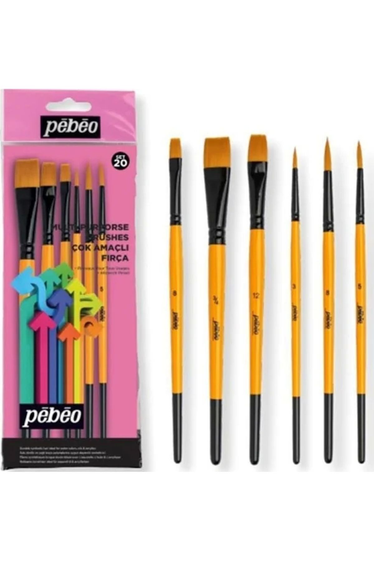Pebeo Fırça Seti 6lı Set-20