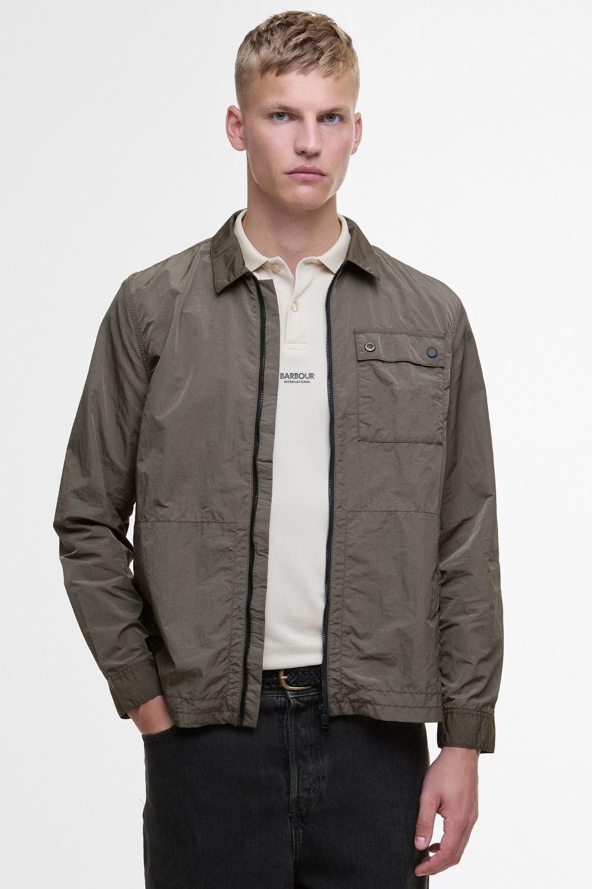 Barbour B.Intl Inline Dış Gömlek BR97 Major Brown