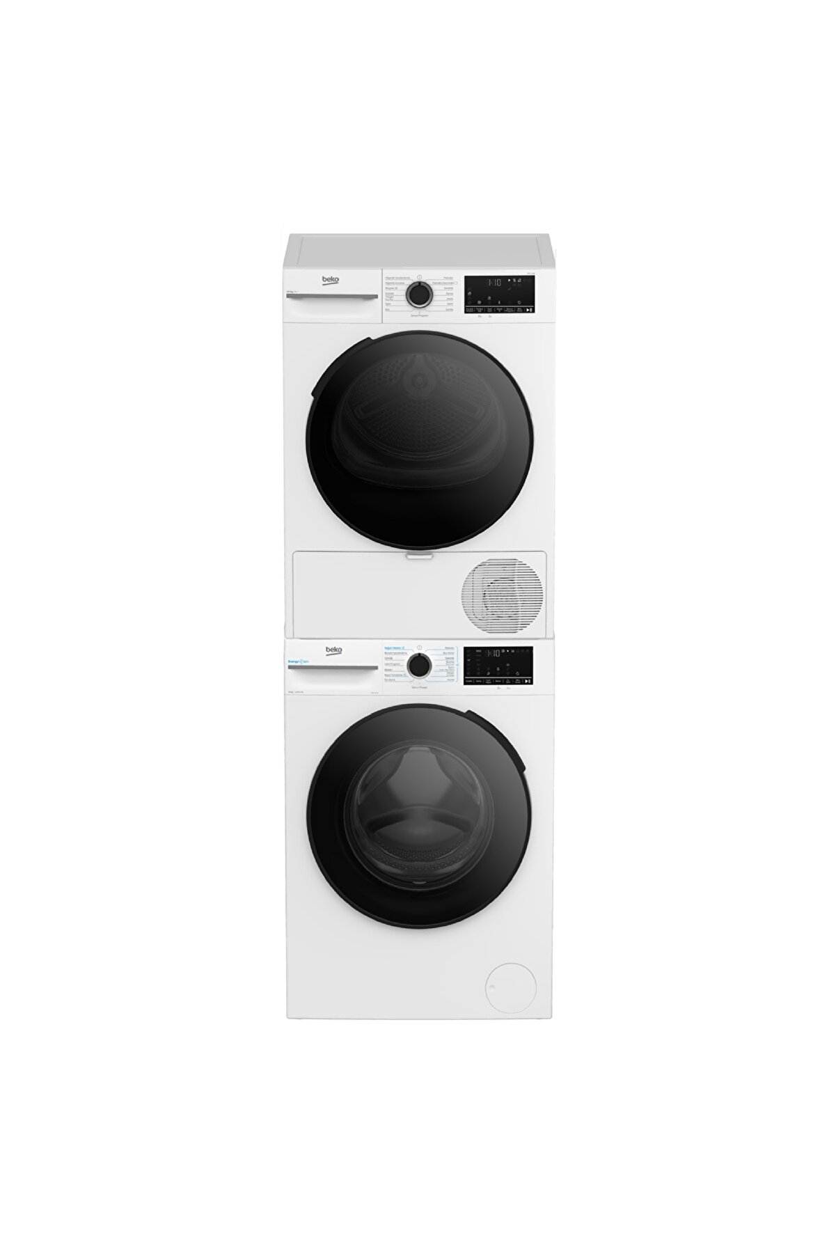 CMX 10120 10KG Çamaşır Makinesi 2 KMX 1001 10KG Kurutma Makinesi 2'li Set