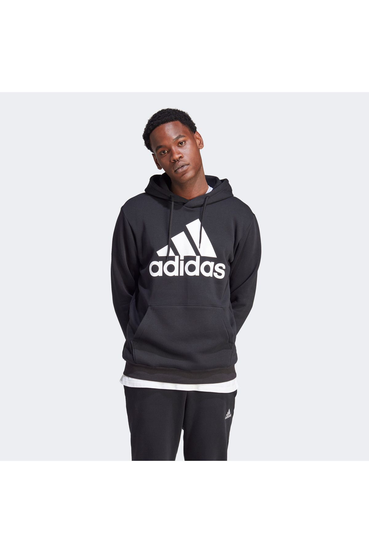 adidas Essentials Erkek Siyah Günlük Sweatshirt